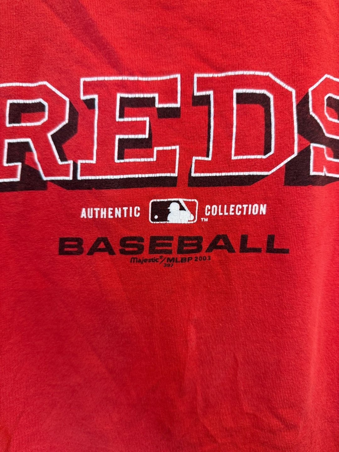 Majestic Cincinnati Reds MLB T-Shirt XL Red Cotton 6