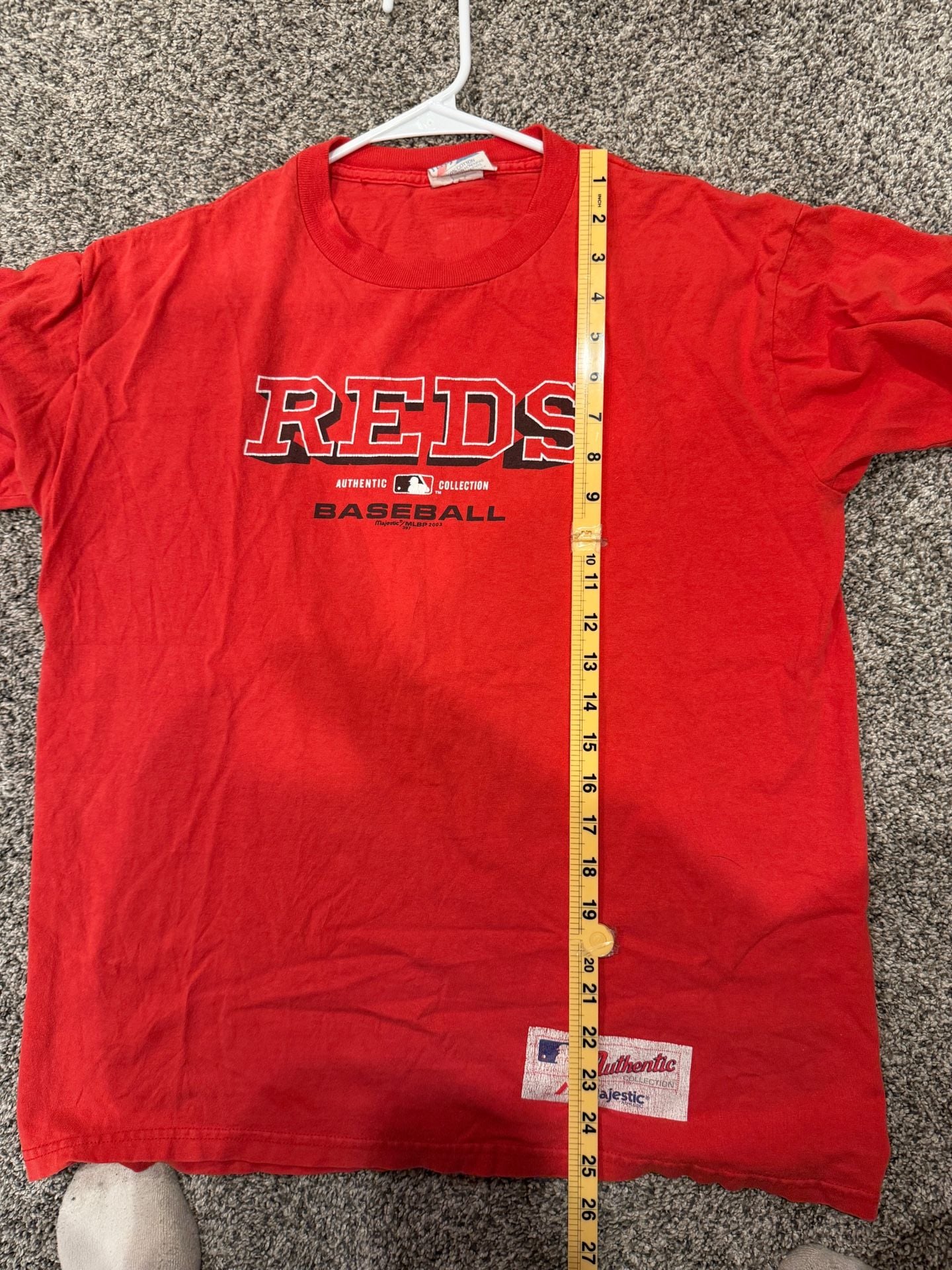 Majestic Cincinnati Reds MLB T-Shirt XL Red Cotton 7