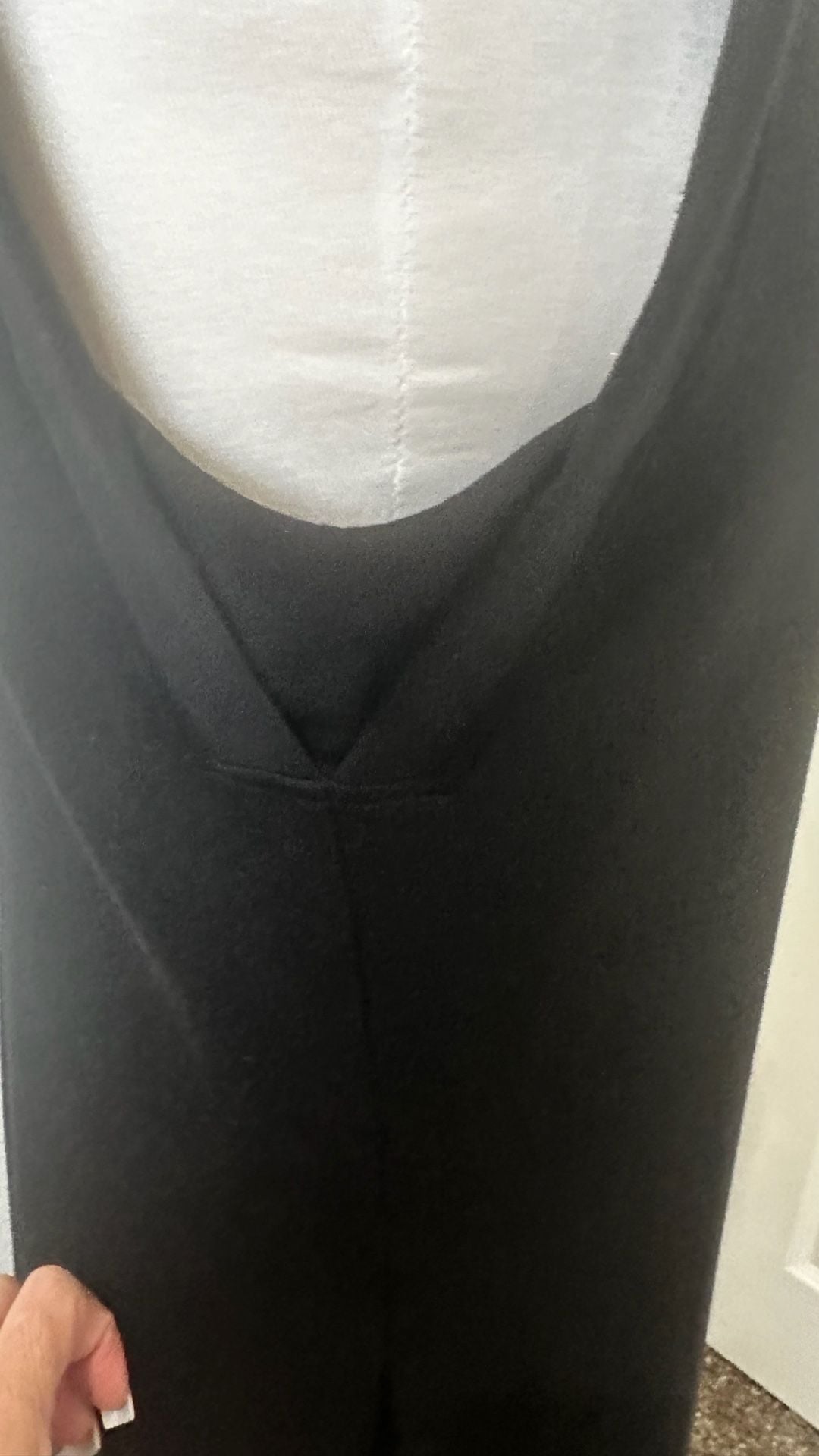 Scoop Maxi Dress Size S (4-6) Black Sleeveless Draped Neck 4