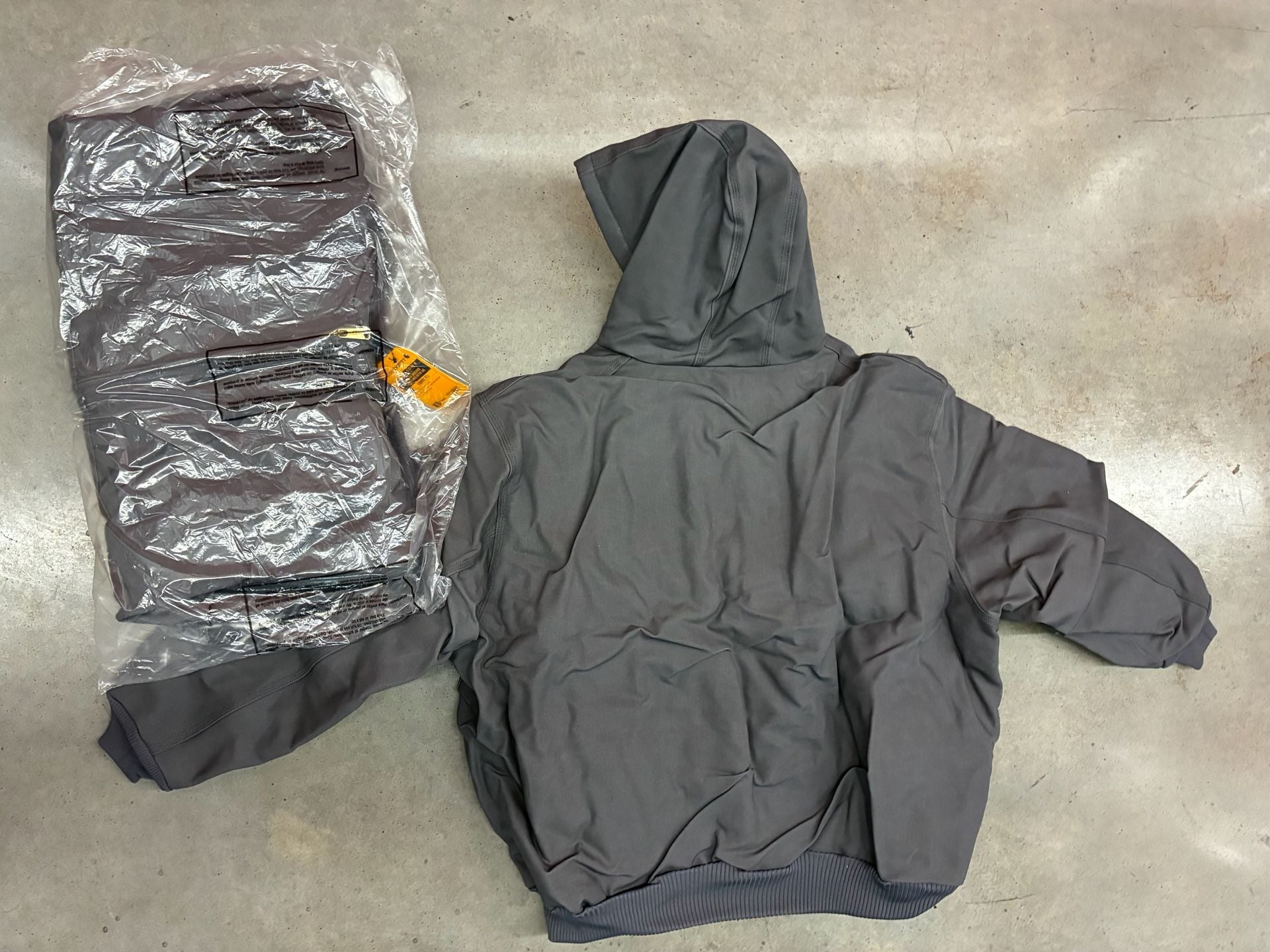  Carhartt Firm Duck Active Jac J140 Size 5XL Regular Gravel 7