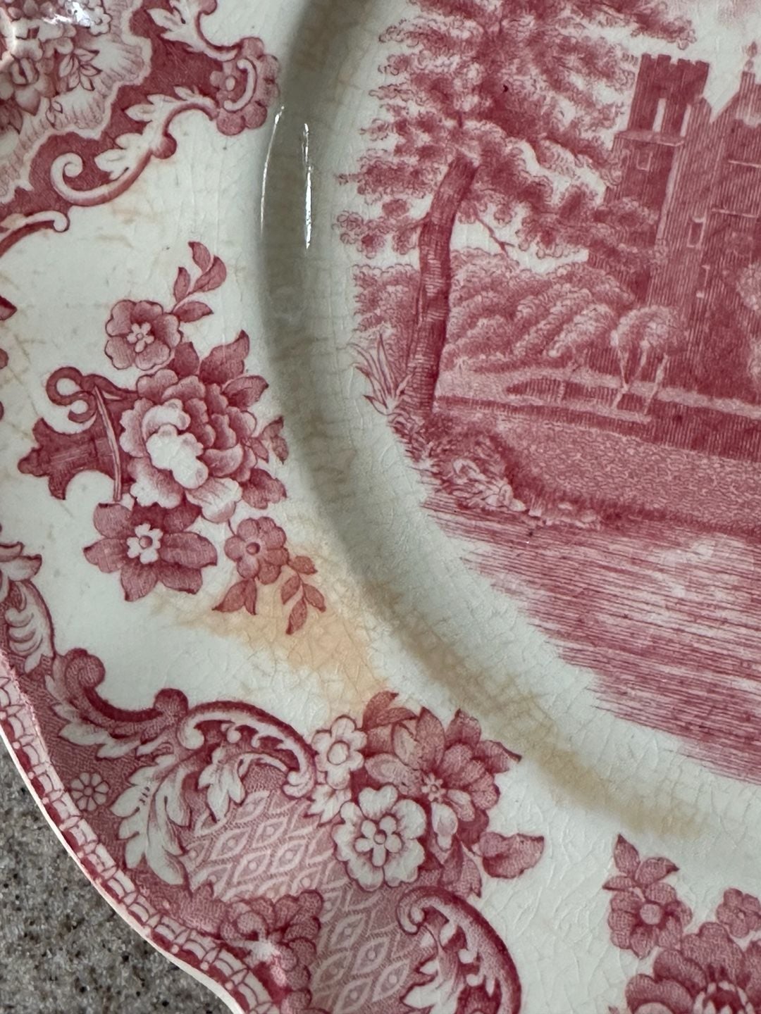 Johnson Brothers Old Britain Castles Pink Plate 3