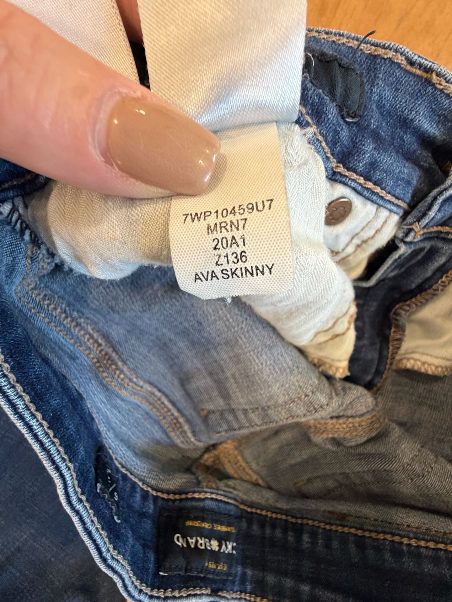 Lucky Brand Ankle Jeans Size 6/28 Blue Denim Skinny 9