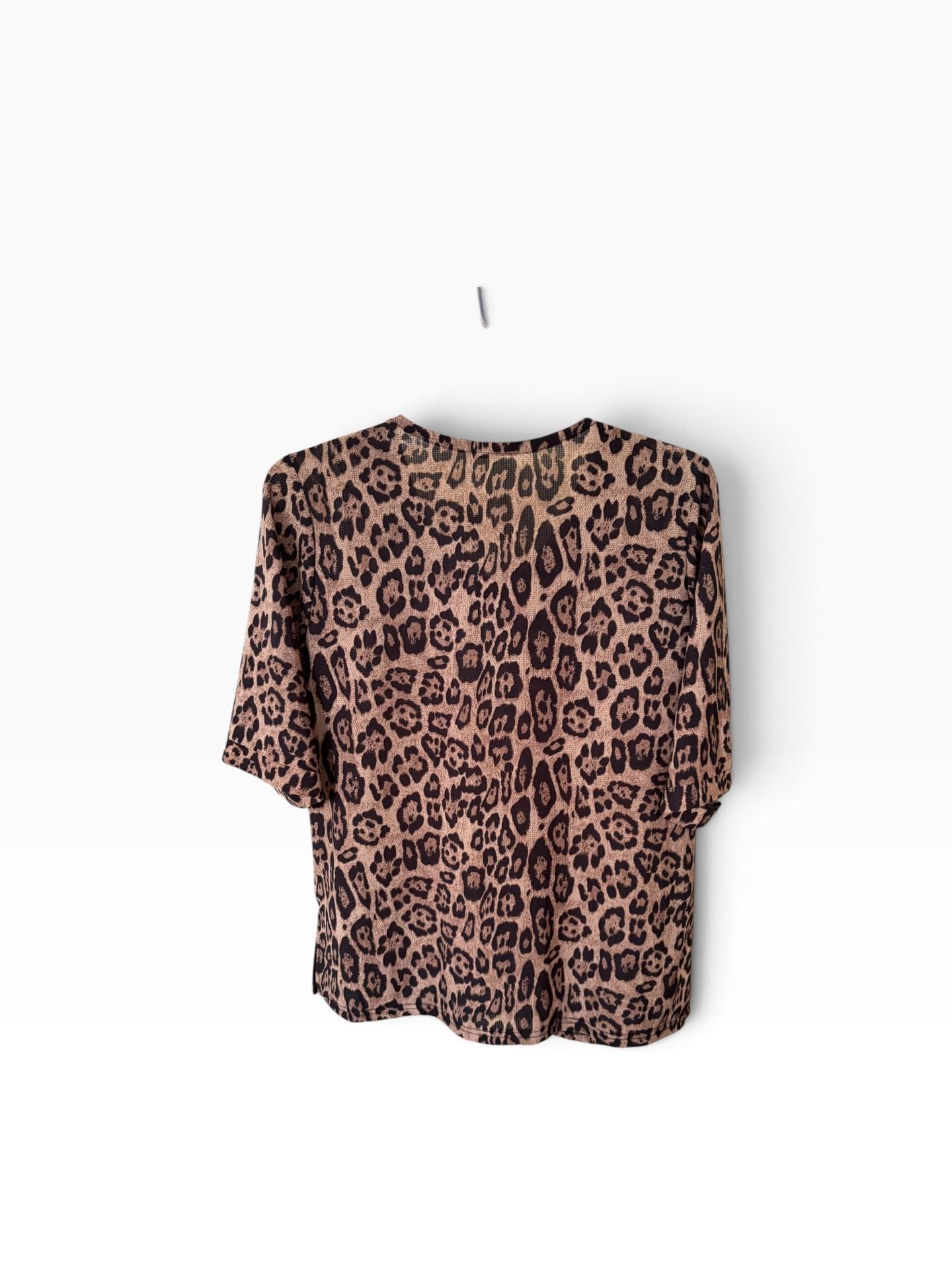 W&J Y2K style Leopard Print Blouse • Size S/M 5