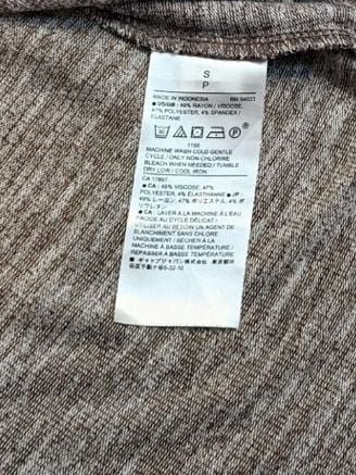 Banana Republic Luxespun Long Sleeve Top Size S Marled Brown 7