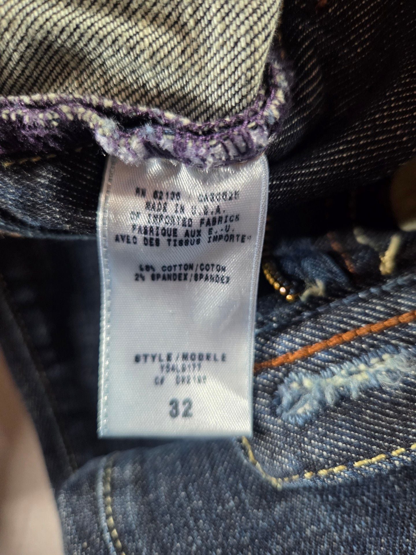 GUESS Premium Slim Jeans Dark Wash 8