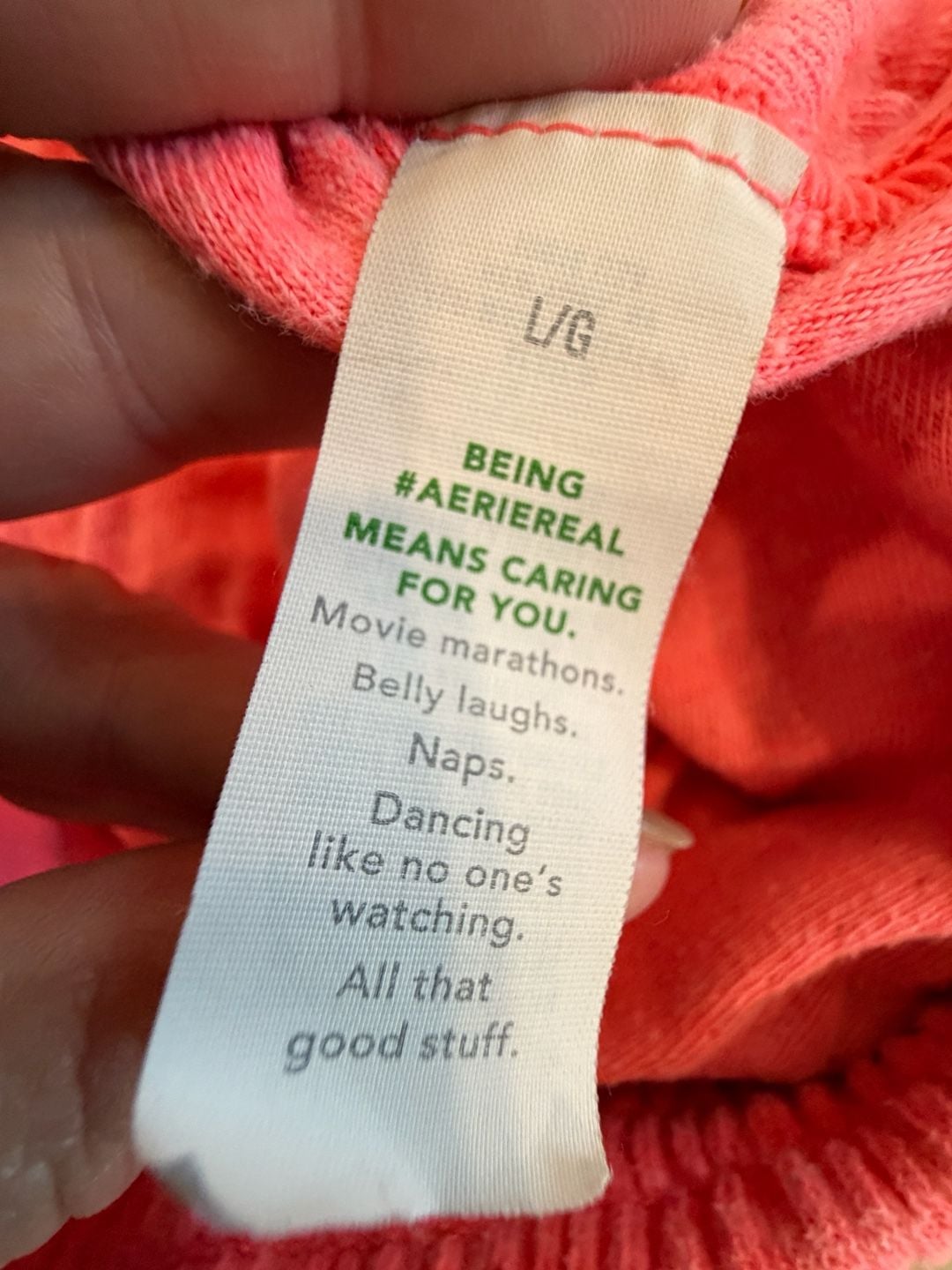 Aerie Lounge Shorts Size L Pink Drawstring 8