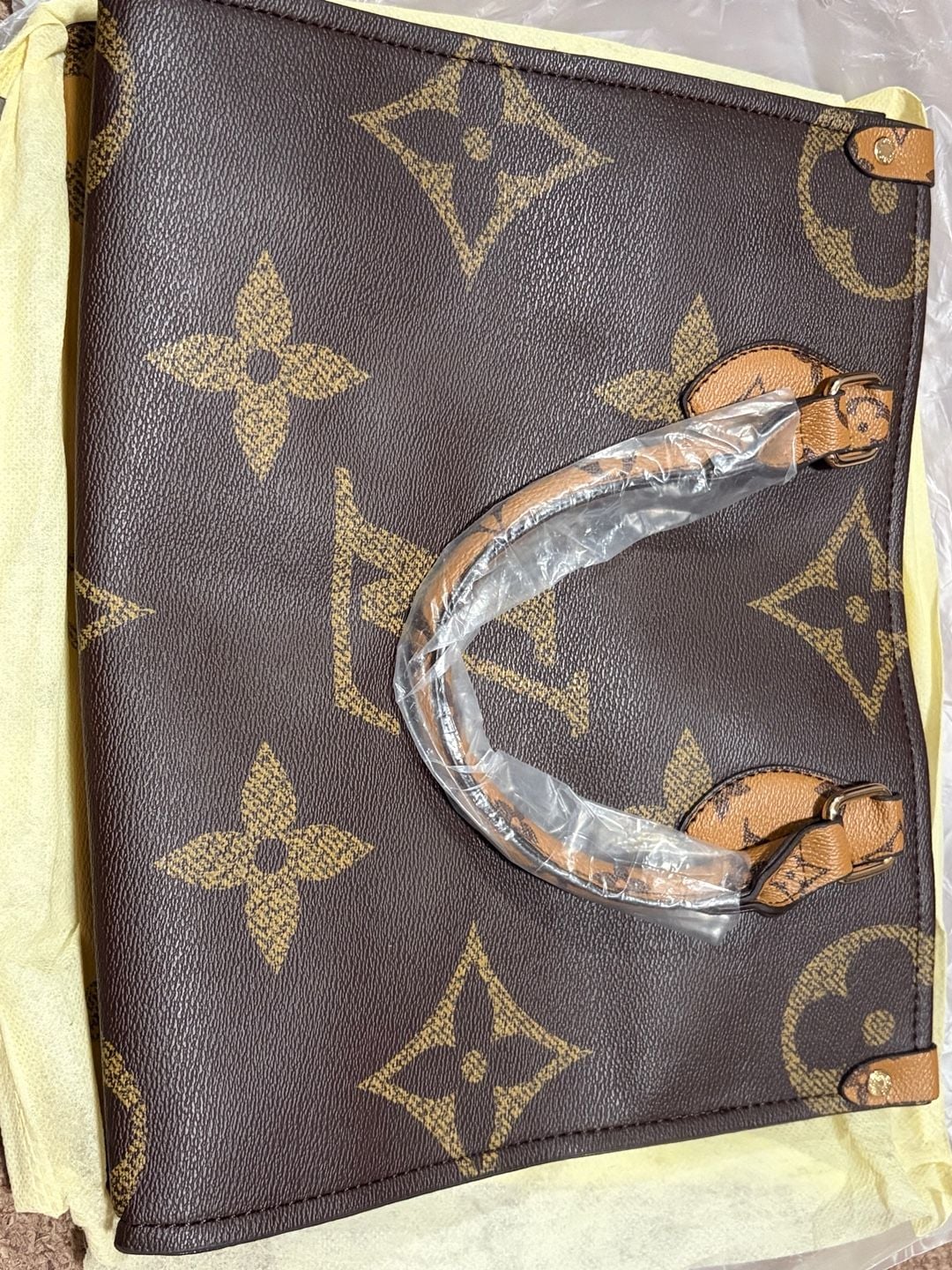 Tote Bag Monogram Reverse Brown 4