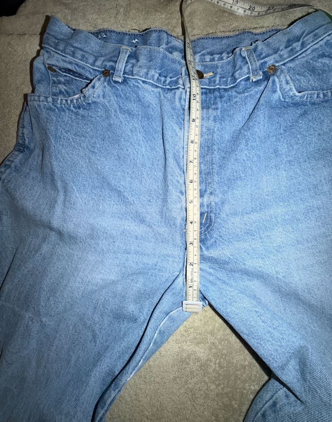 Chic Jeans Vintage Light Wash Denim Size 14 Blue High Rise 5