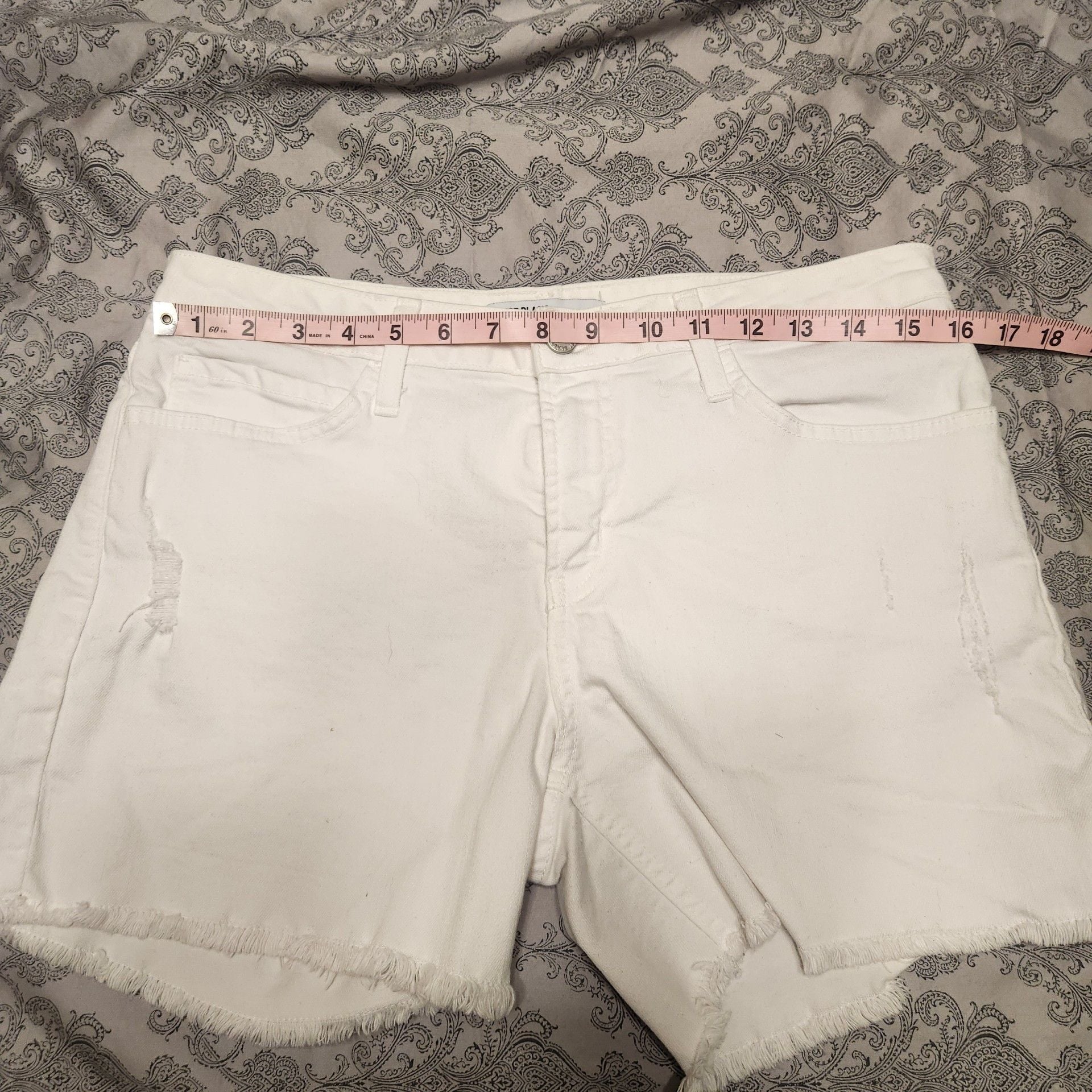 Just Black Denim Cutoff Shorts Size 30 6