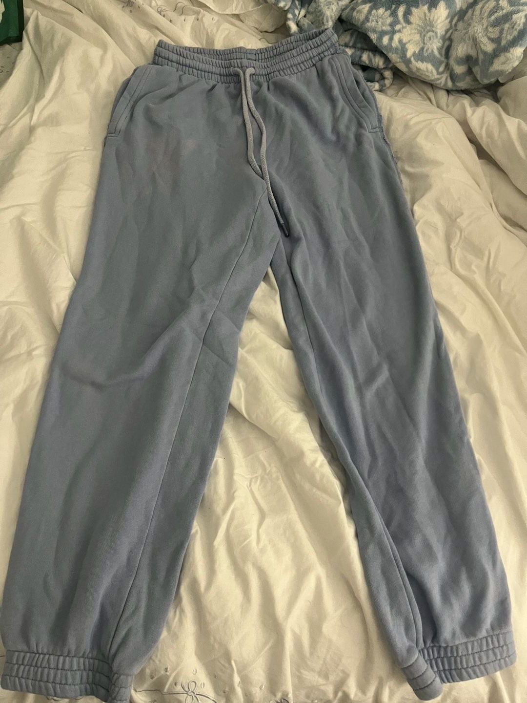 Aerie Sweatpants Size M Blue Drawstring Joggers 2