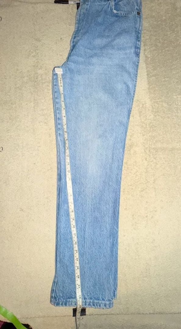 Chic Jeans Vintage Light Wash Denim Size 14 Blue High Rise 8