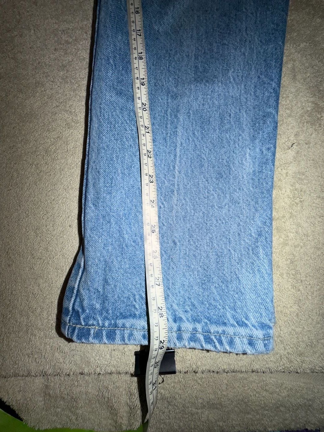 Chic Jeans Vintage Light Wash Denim Size 14 Blue High Rise 9