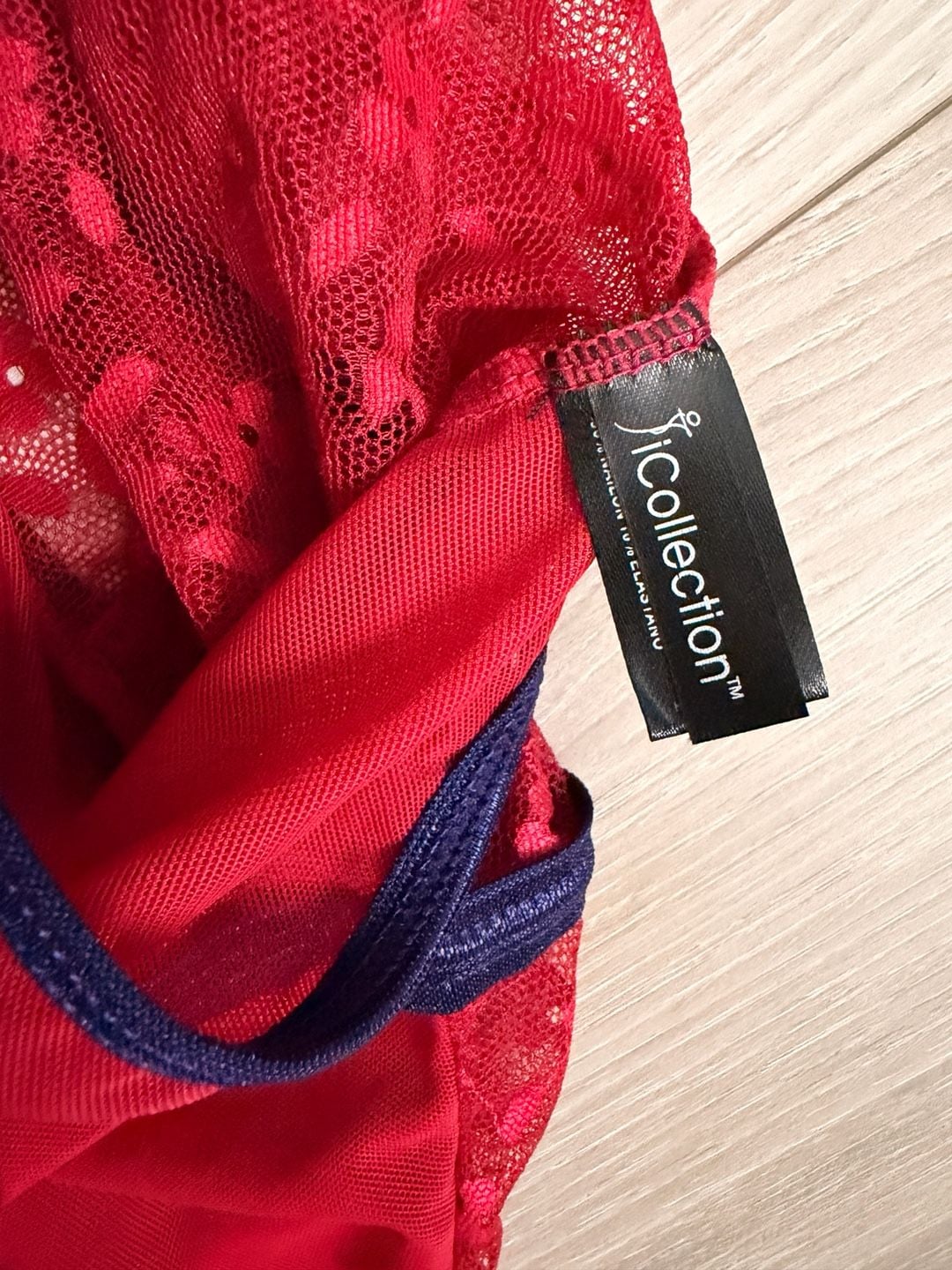 Journelle 3X Red Lace Bodysuit 6
