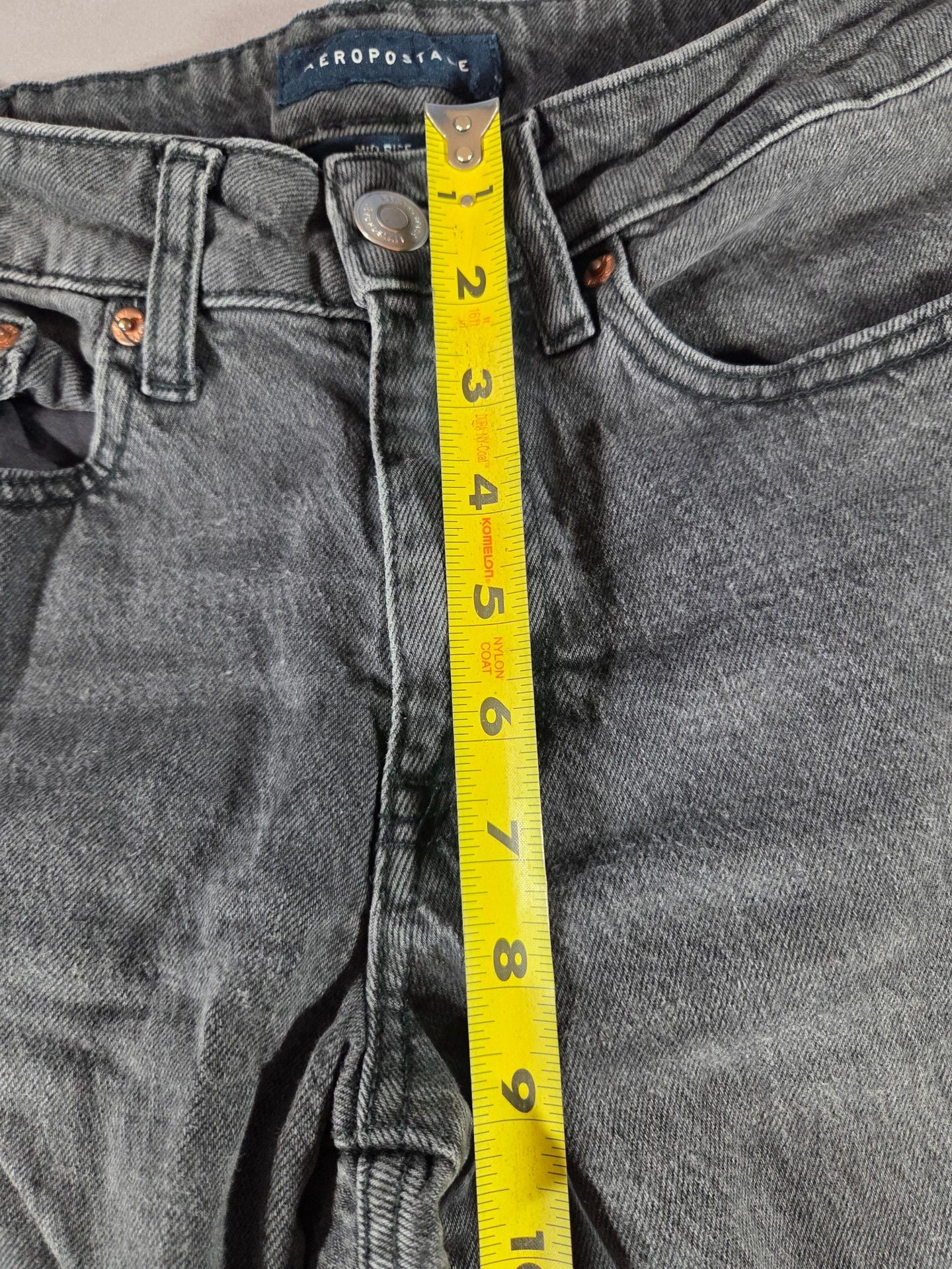 Aeropostale Jeans Grey Denim Straight Leg 11