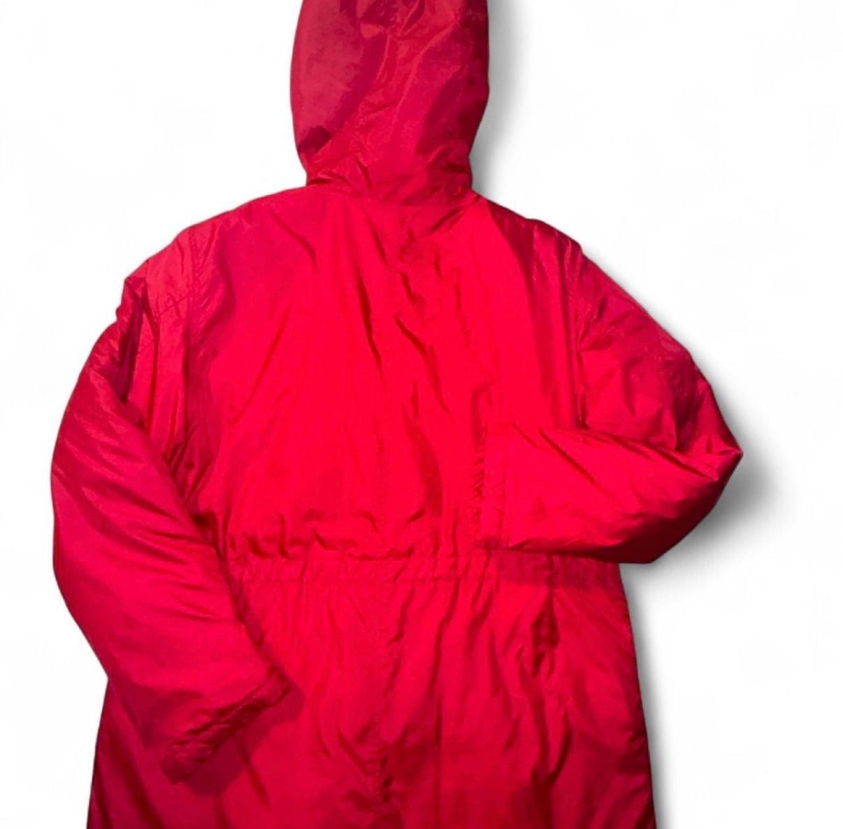 Lauren Ralph Lauren Down Jacket Size L Red Hooded Parka Coat 2