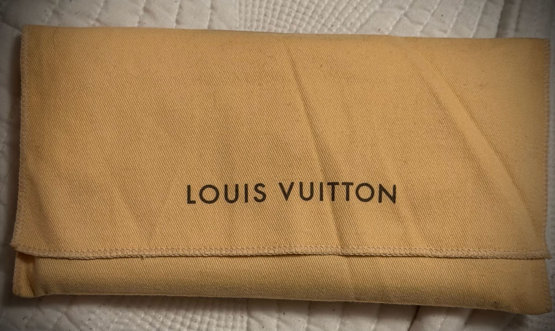 Louis Vuitton Monogram Vernis Trifold Long Wallet Beige 8