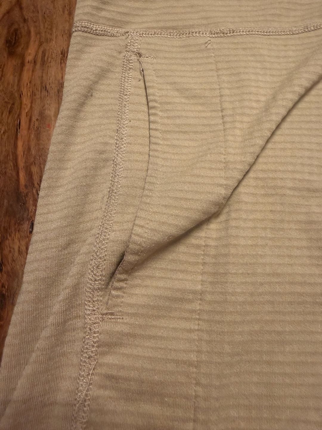 Peckham USMC Frog Grid Fleece Pullover Medium Regular Tan Half Zip 5