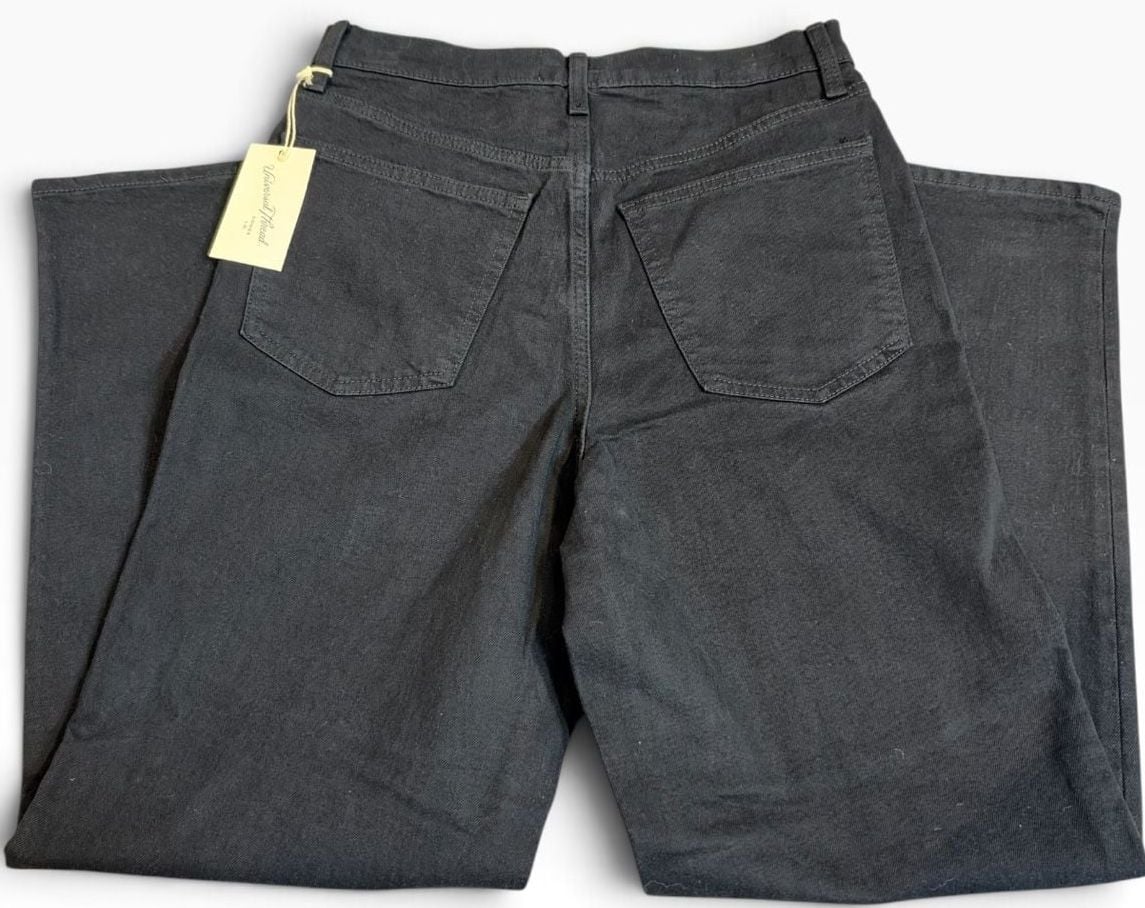 Universal Thread Highest Rise Straight Jeans Size 8 Black New 9