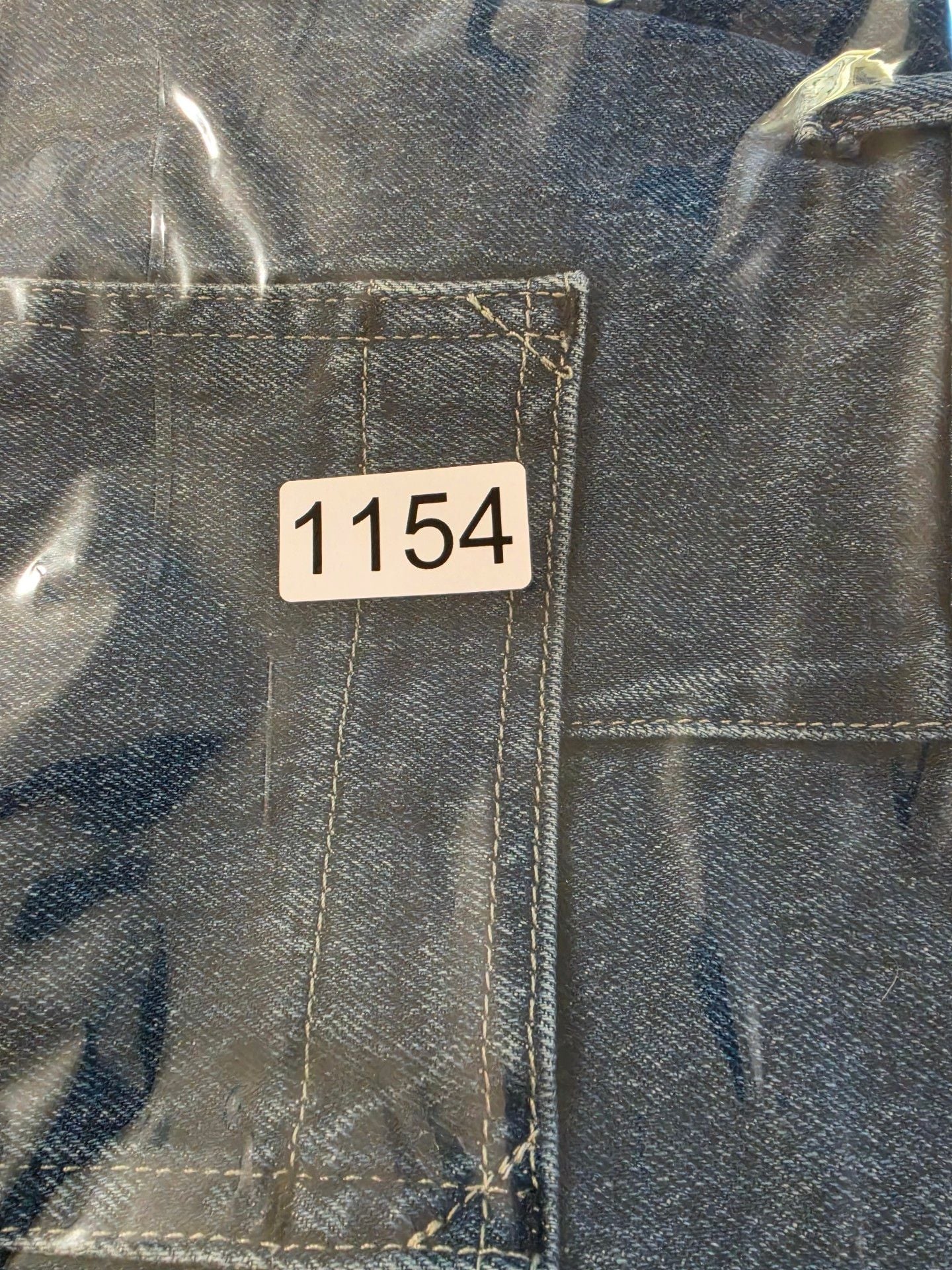 Free Assembly Wide Leg Capri Denim Jeans Size 12 Dark Wash 7