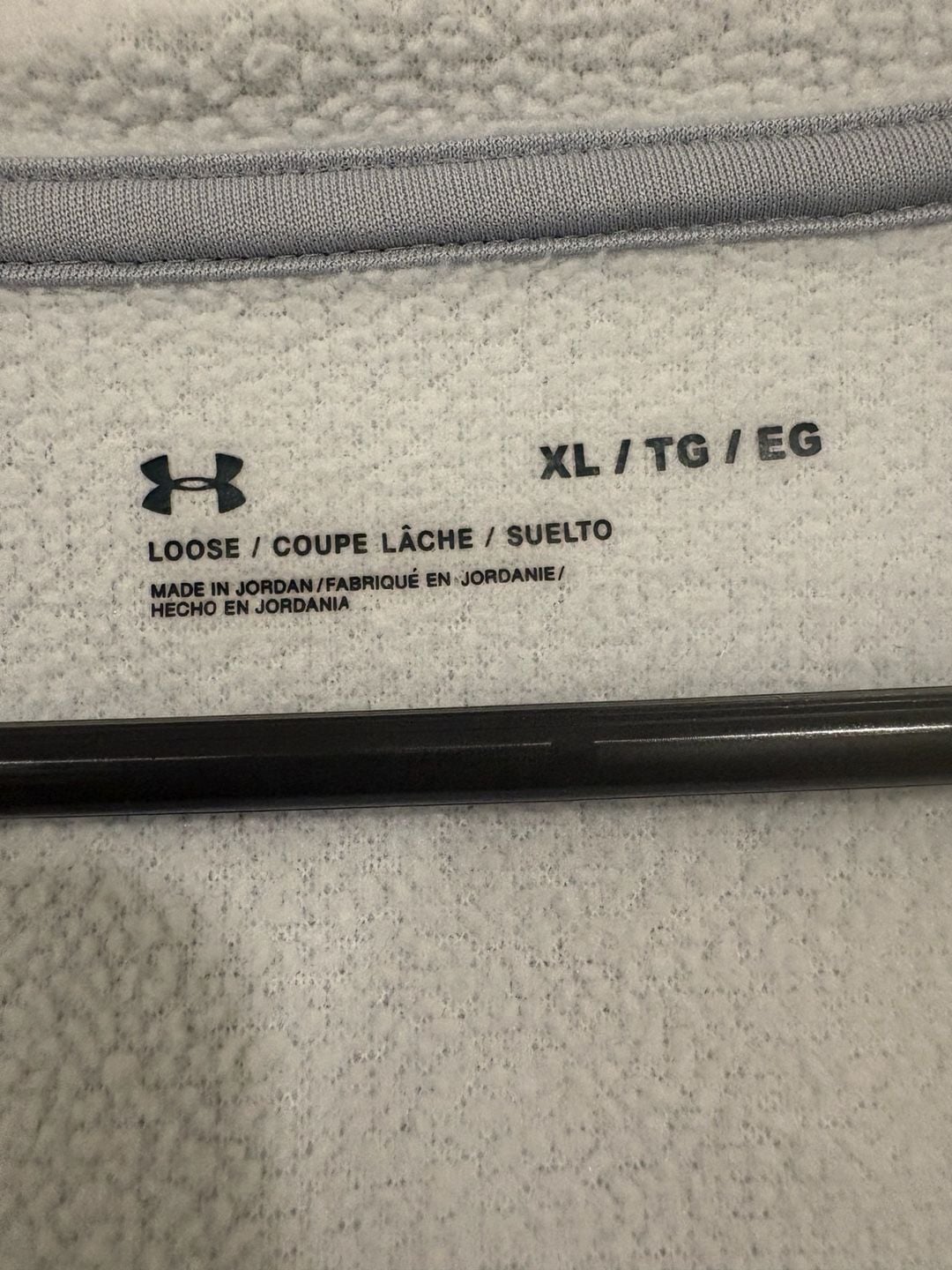 Under Armour Women’s XL Armour Fleece Full Zip Hoodie Gray Athletic Pockets 4