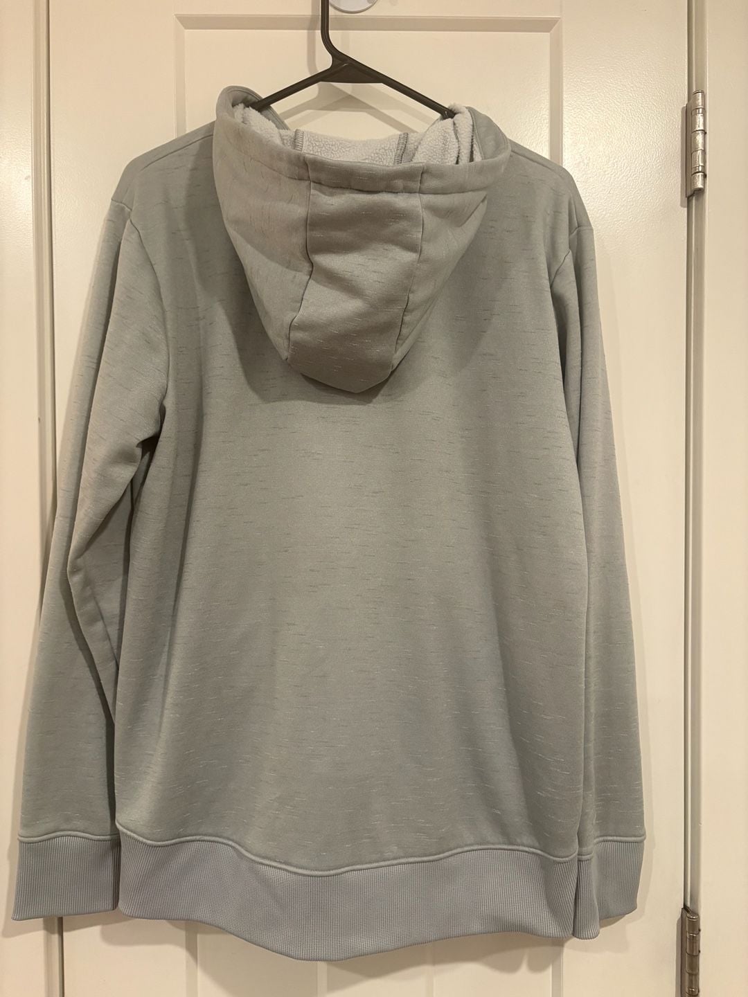 Under Armour Women’s XL Armour Fleece Full Zip Hoodie Gray Athletic Pockets 7