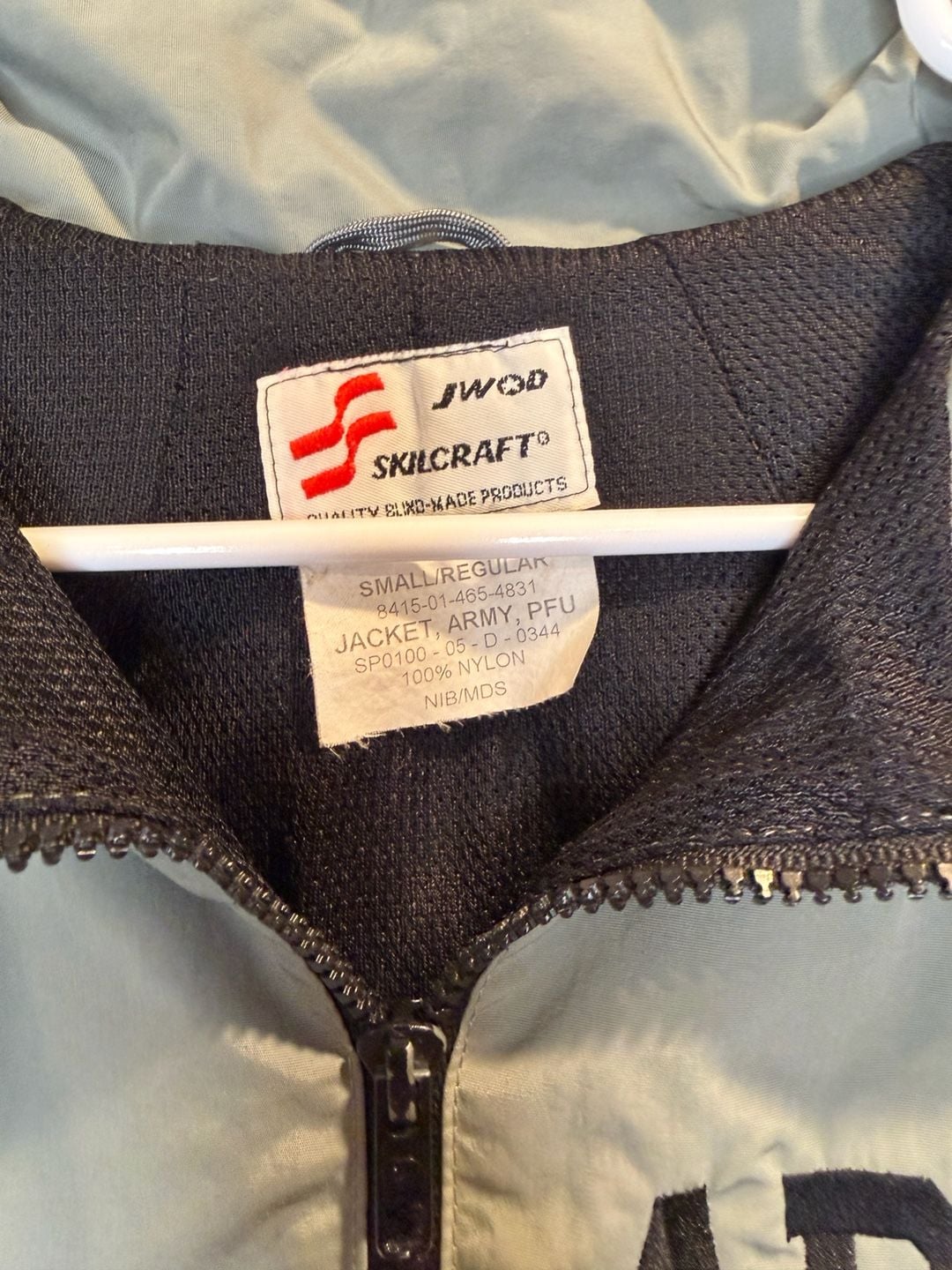 Skilcraft US Army PFU Jacket Size Small Regular Gray 5
