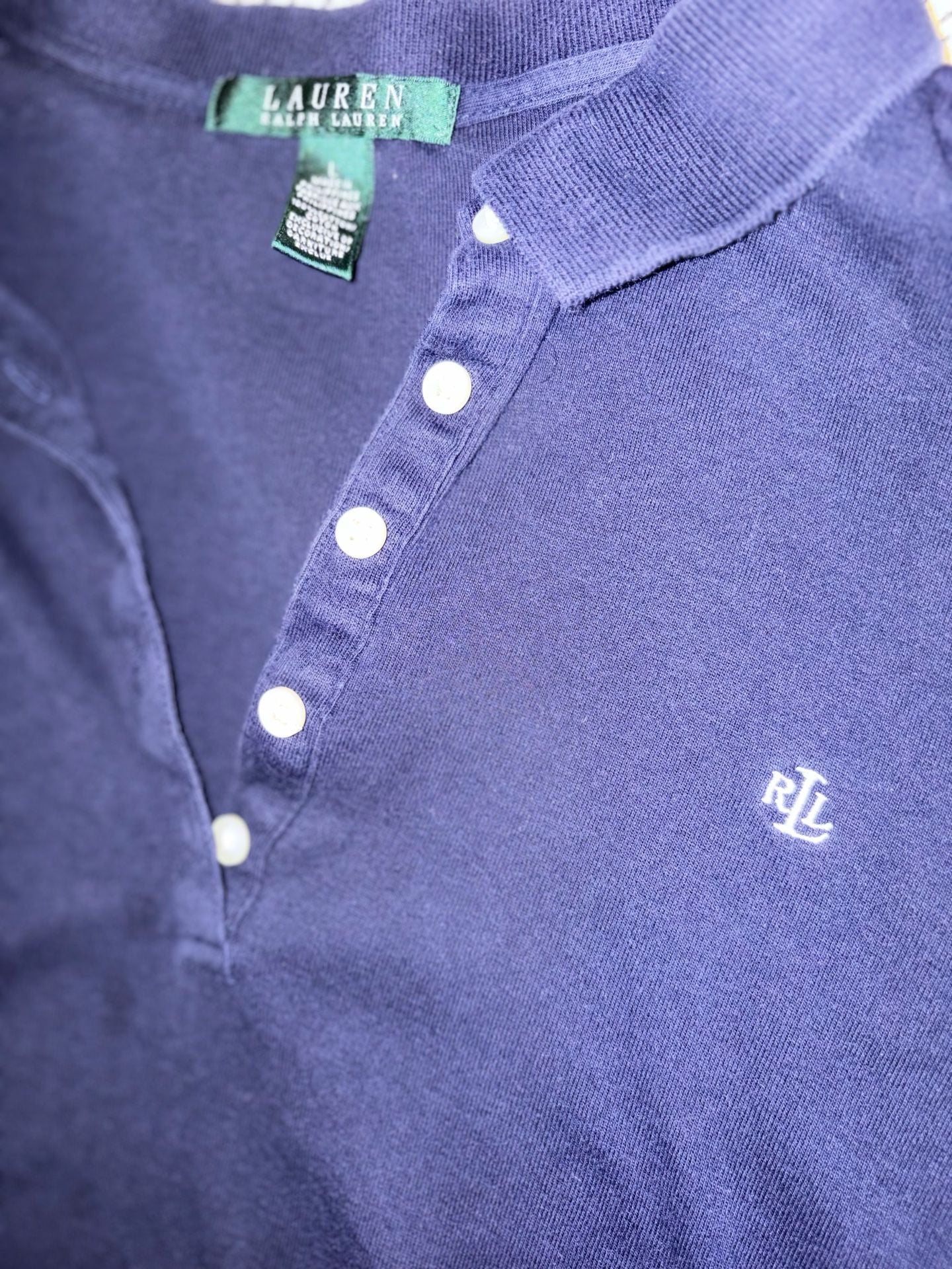Lauren Ralph Lauren Navy Blue Polo Shirt 9
