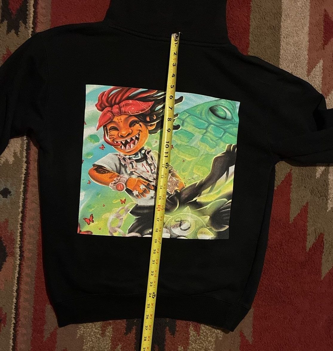 Trippie Redd Graphic Hoodie Black 9