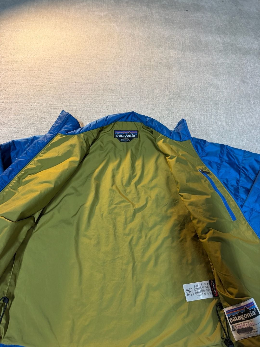 Patagonia Nano Puff Jacket Size M 10 Kids Blue Quilted 7