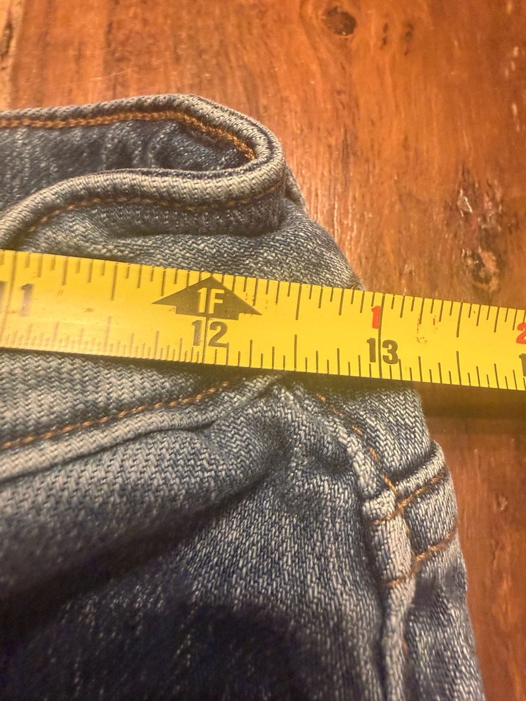 Quince Jeans Size 26 Blue Denim Straight Leg 4