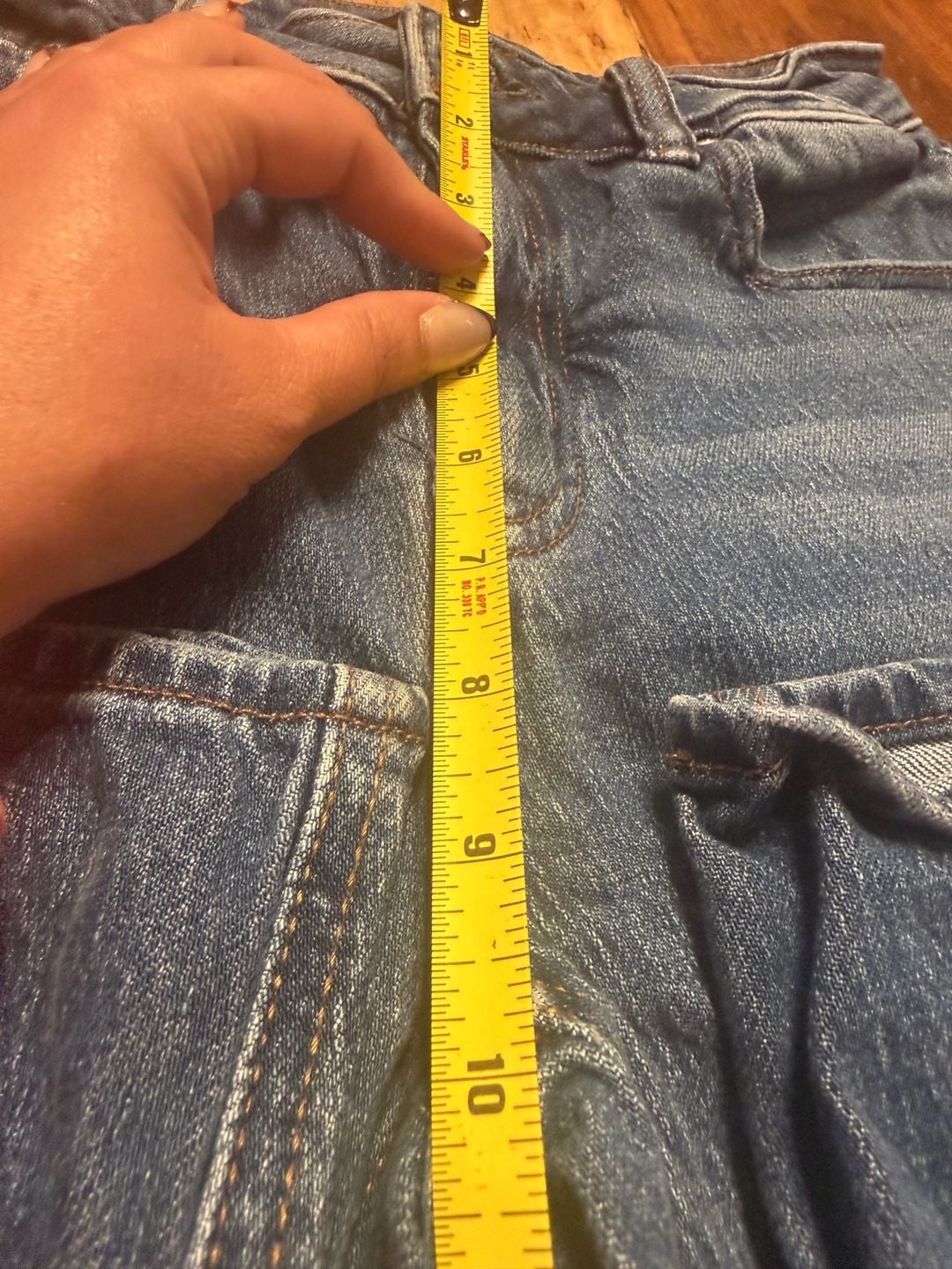 Quince Jeans Size 26 Blue Denim Straight Leg 5