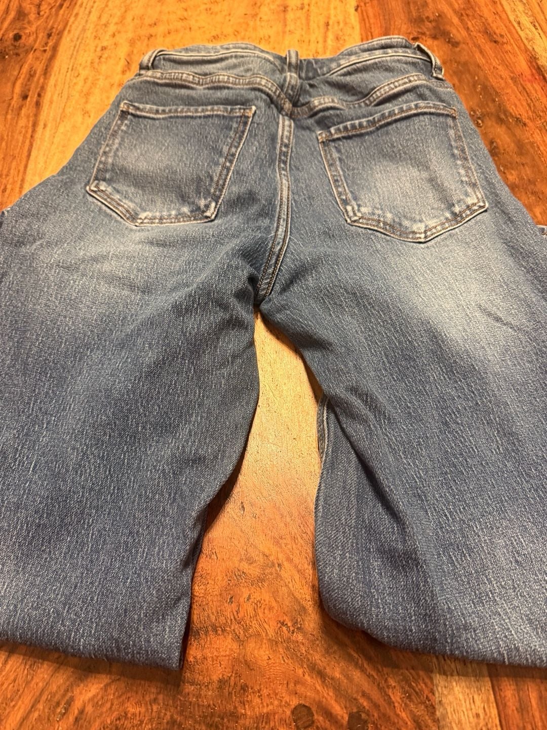 Quince Jeans Size 26 Blue Denim Straight Leg 6