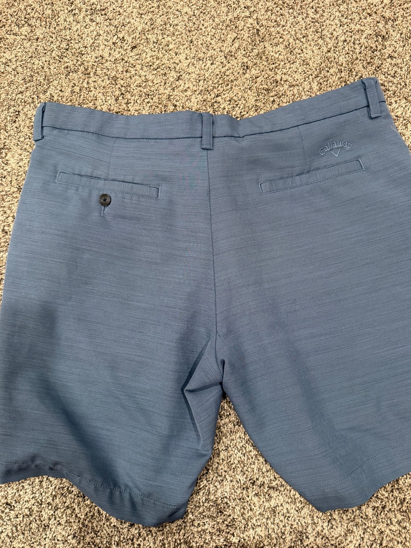 Callaway Golf Shorts Size 36 Blue Heather Performance 4