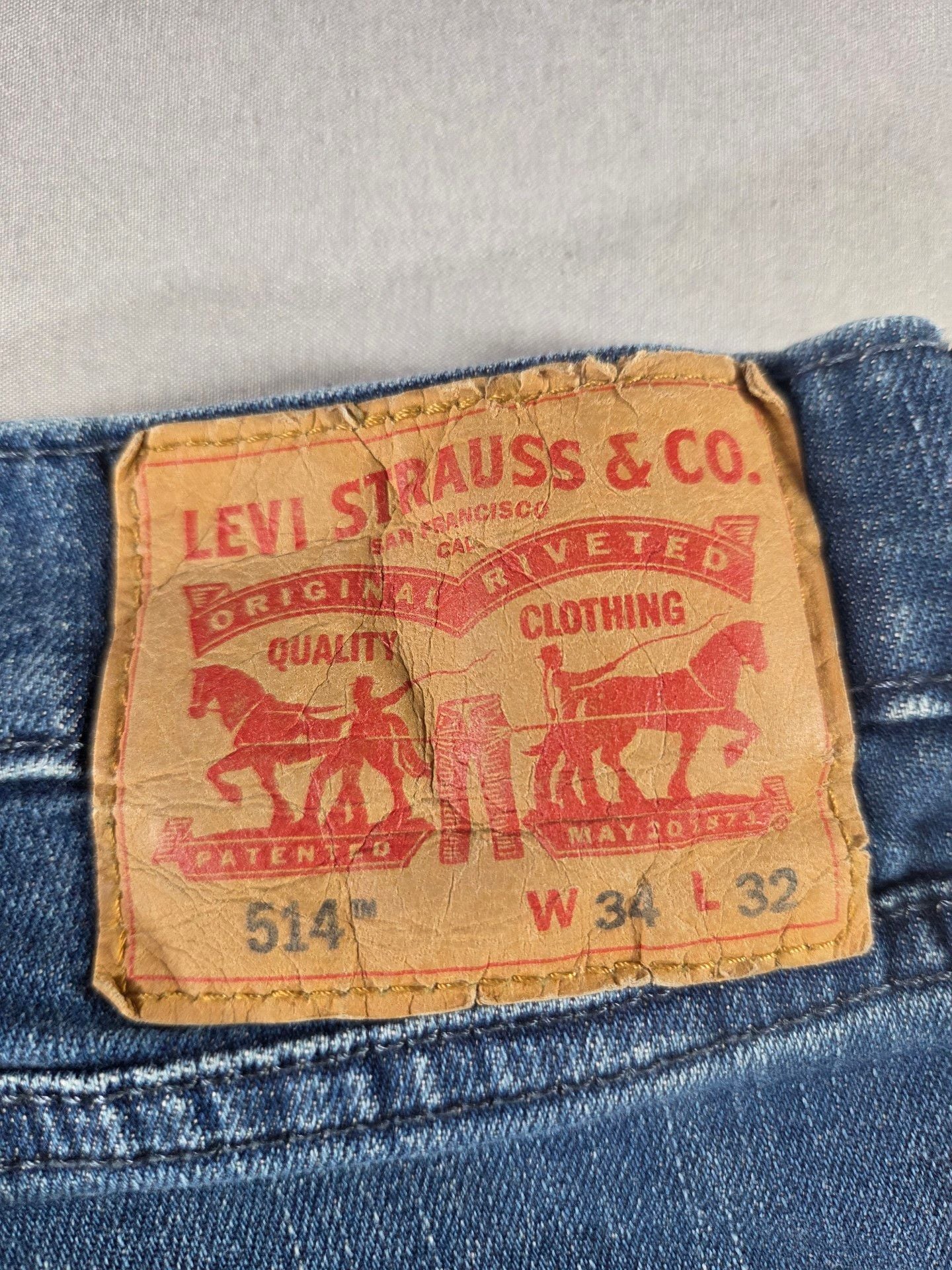 Levi's 514 Slim Jeans Blue Denim 6
