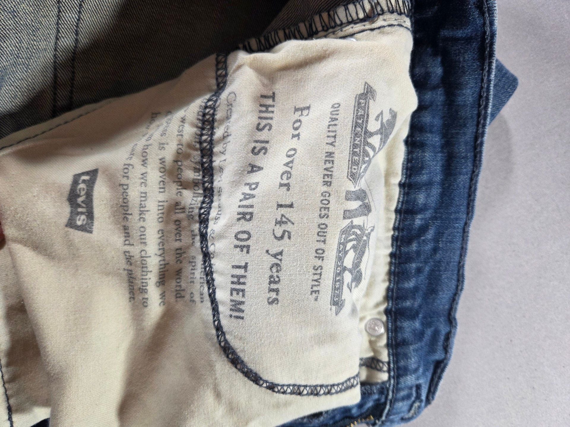 Levi's 514 Slim Jeans Blue Denim 8