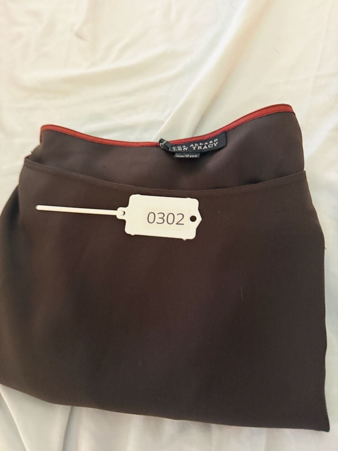 Linda Allard Ellen Tracy Long Sleeve Top Size 14 Brown 9