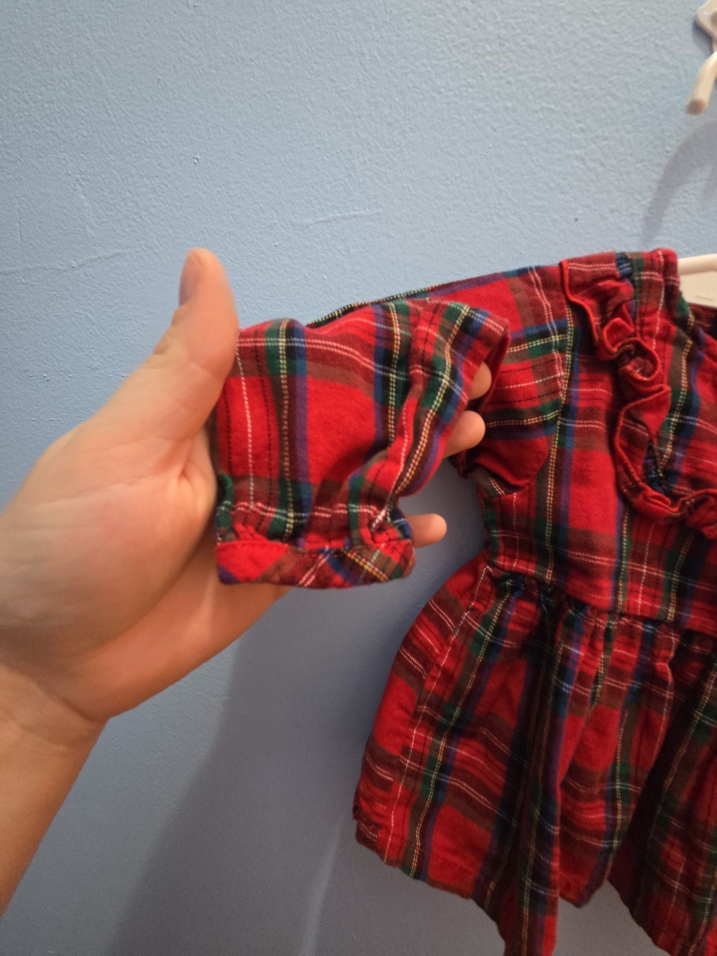 Crown & Ivy Baby Plaid shirt Size 6M Red 8