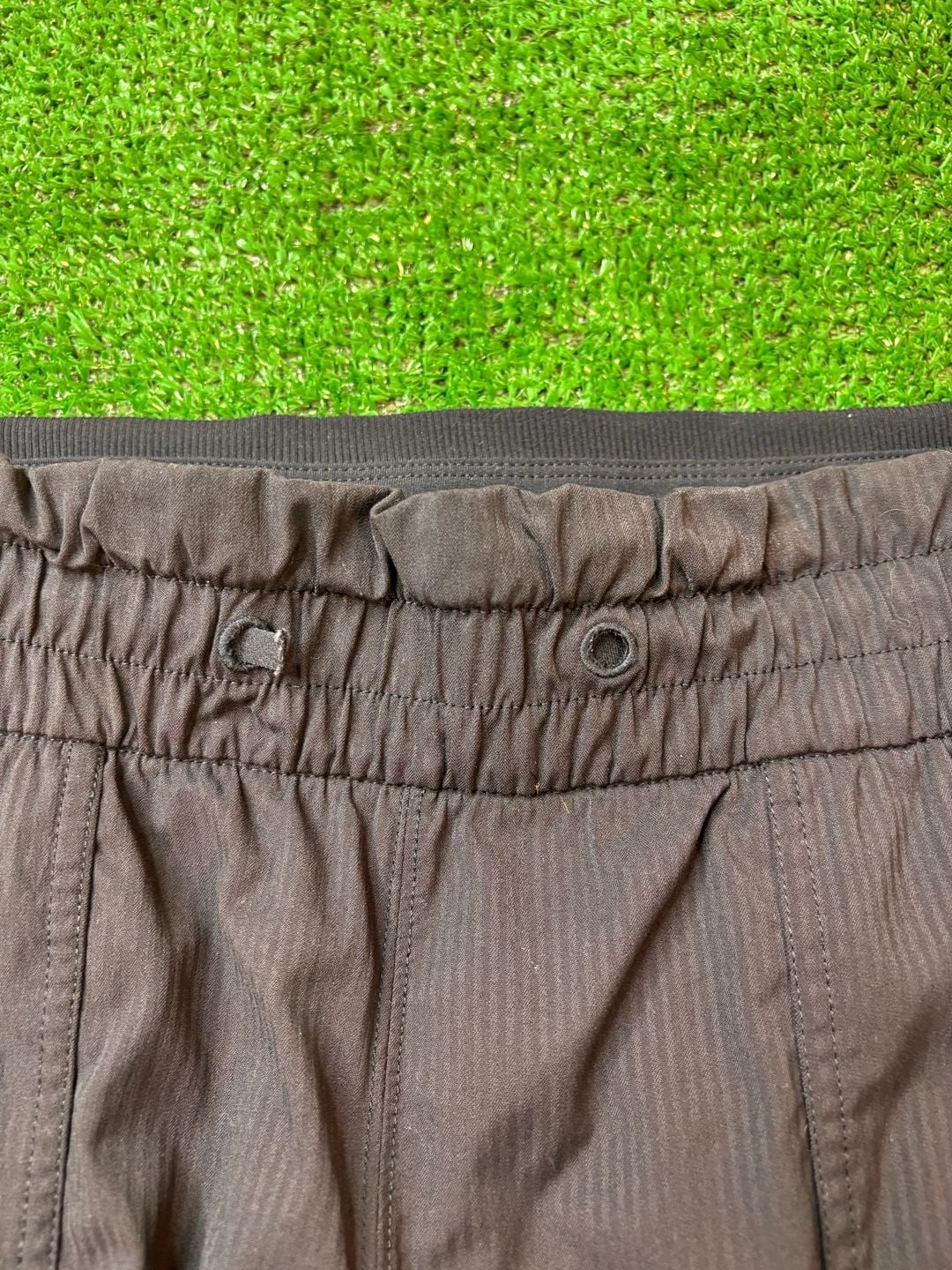 Lululemon Beyond The Studio Pant Size 8 Black Pinstripe Joggers 11