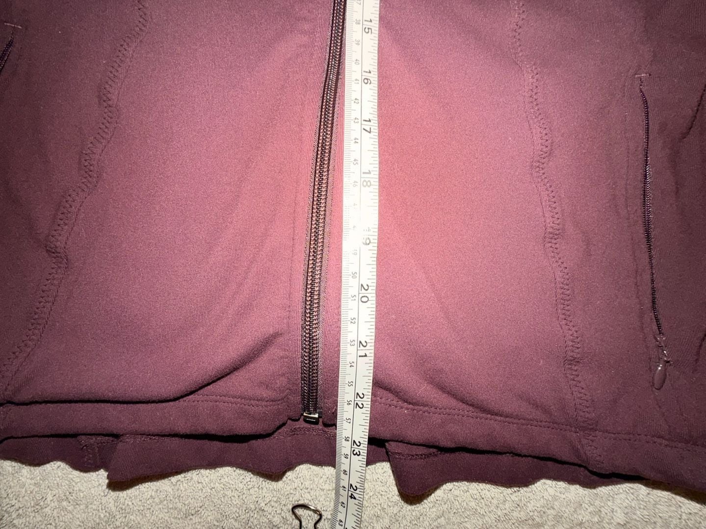 Athleta Full Zip Jacket Size M Purple Berry Athletic Hoodie 7