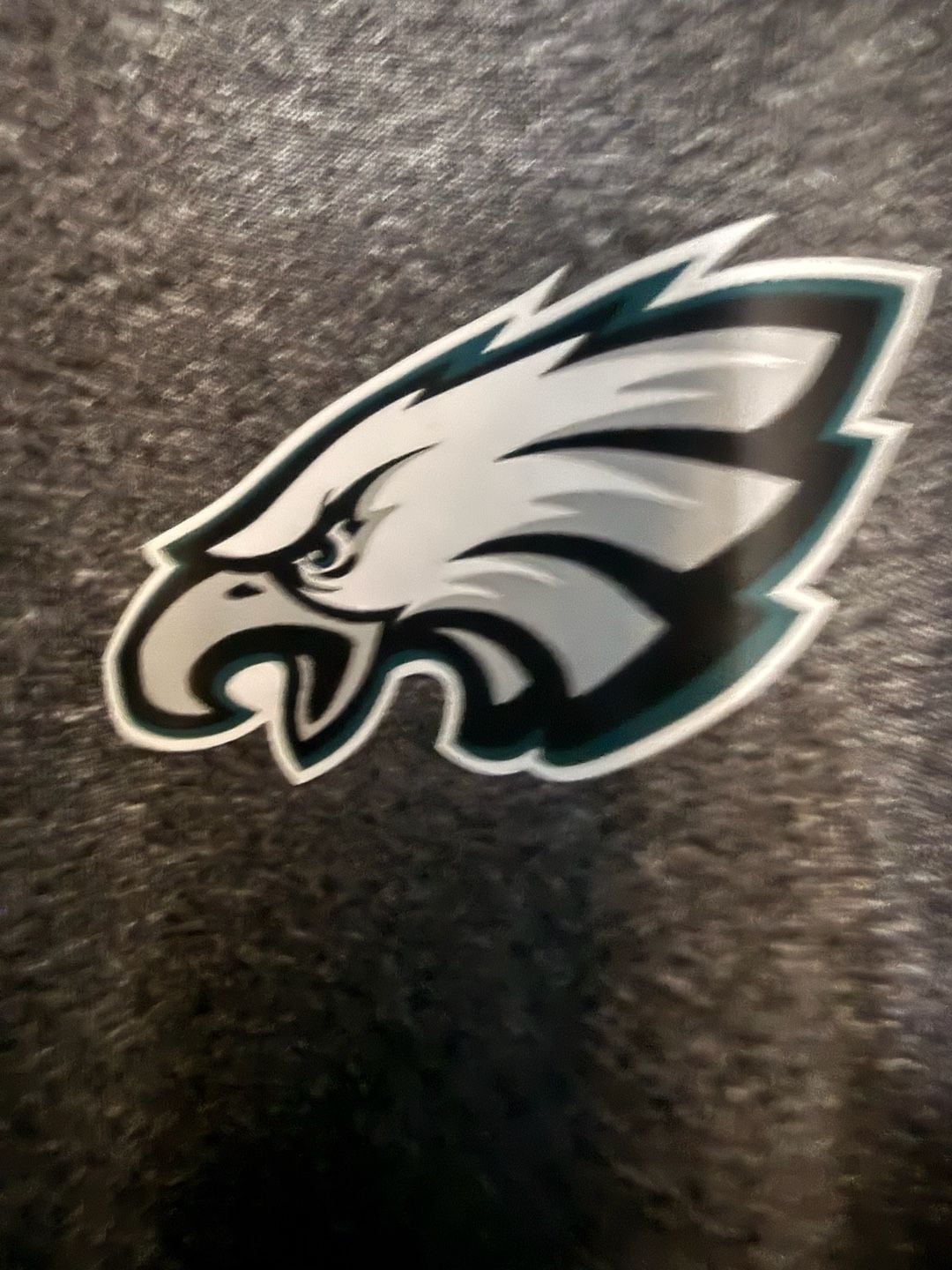 Ultra Game Philadelphia Eagles Size M Charcoal Quarter-Zip Pullover 4