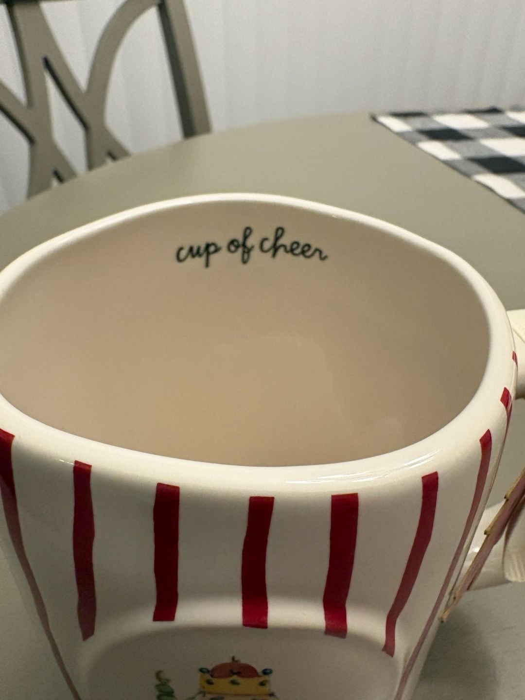 Rae Dunn Cup of Cheer Nutcracker Christmas Ceramic Mug 2