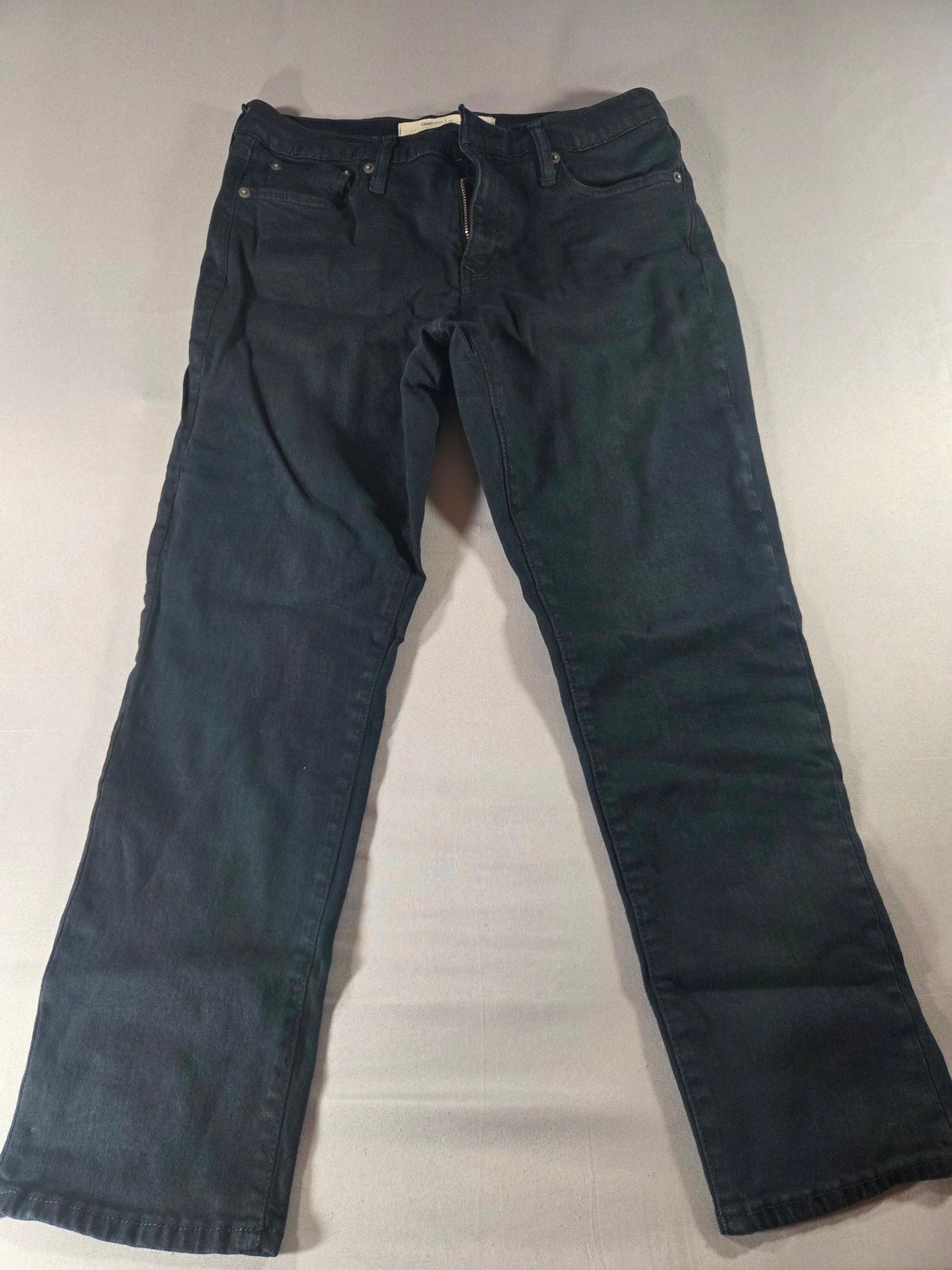 Gap 1969 Best Girlfriend Jeans Size 28 Black Denim 2