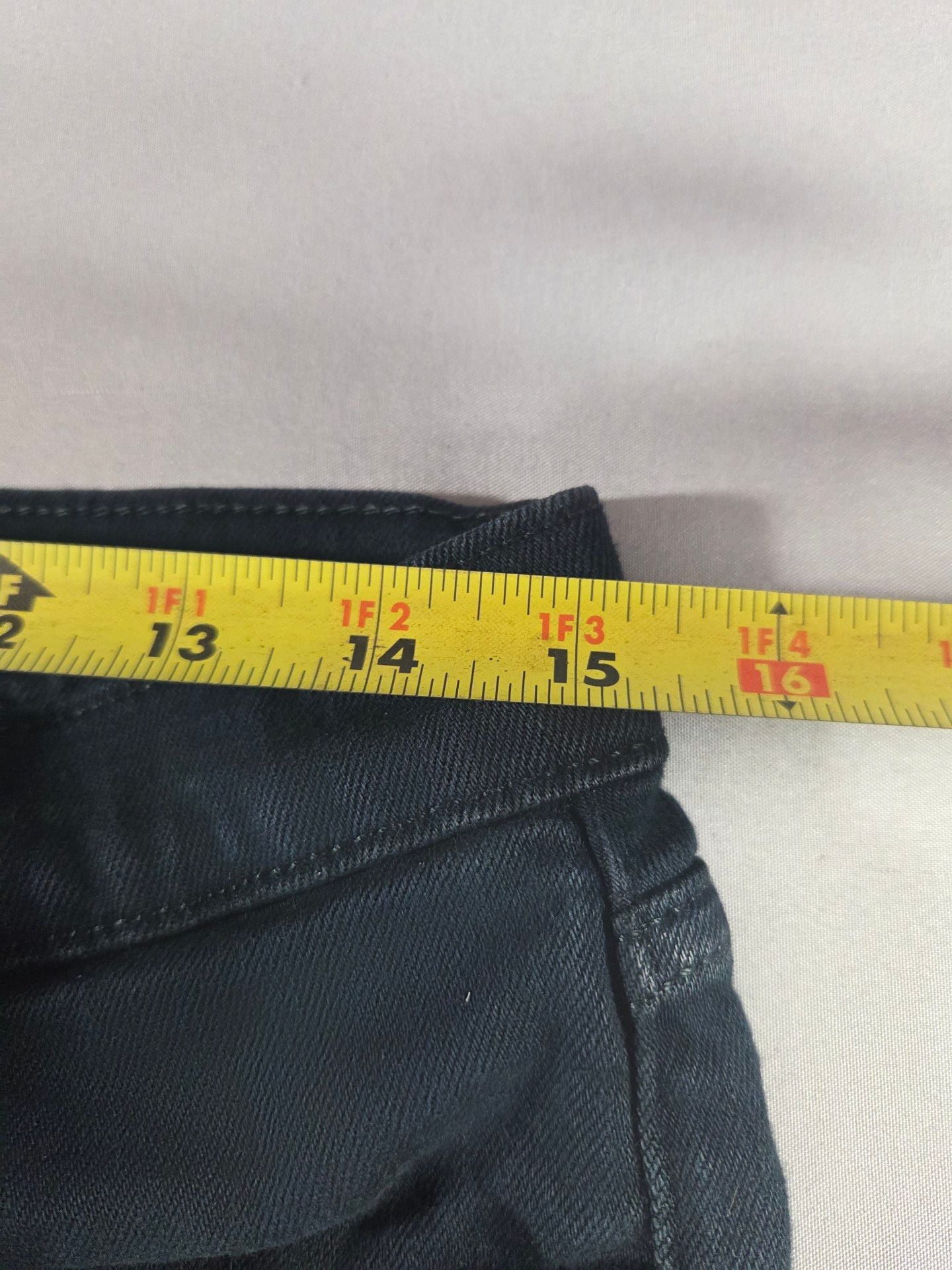 Gap 1969 Best Girlfriend Jeans Size 28 Black Denim 13