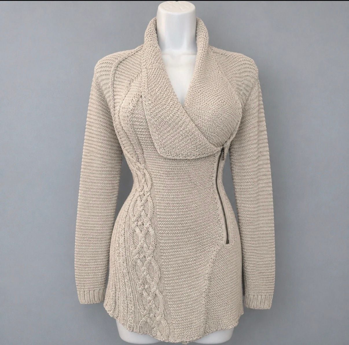 Rachel Rachel Roy Cardigan Sweater Size L Asymmetric 2