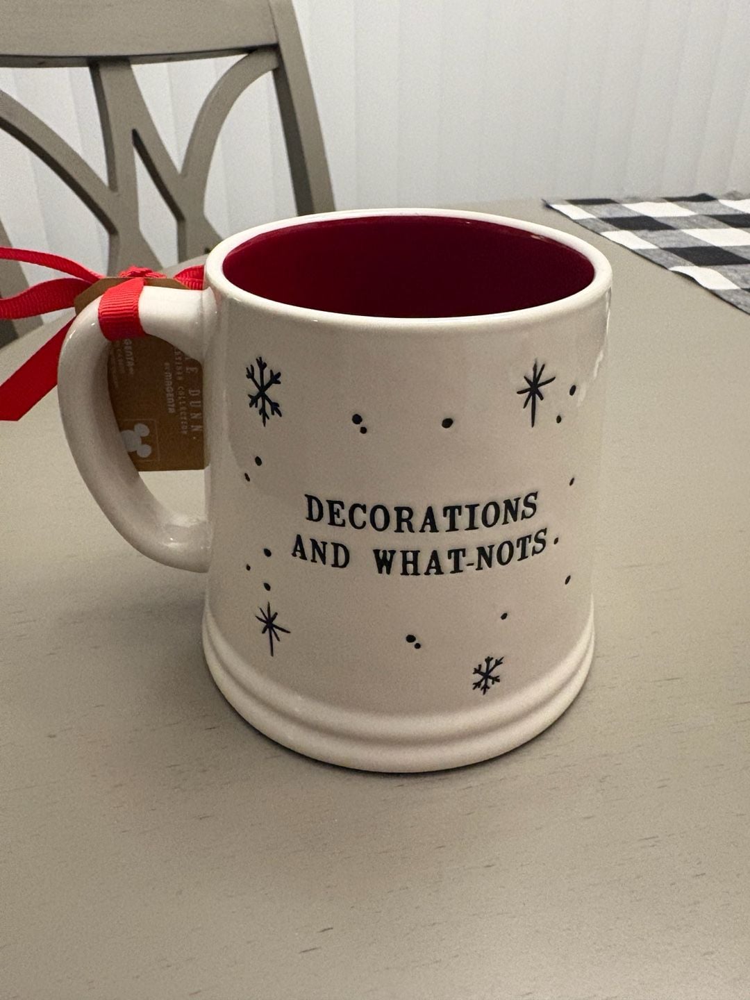 Rae Dunn Winnie The Pooh Christmas Decorations And What-Nots Mug 1