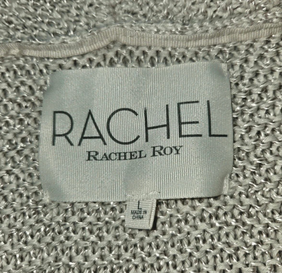 Rachel Rachel Roy Cardigan Sweater Size L Asymmetric 4