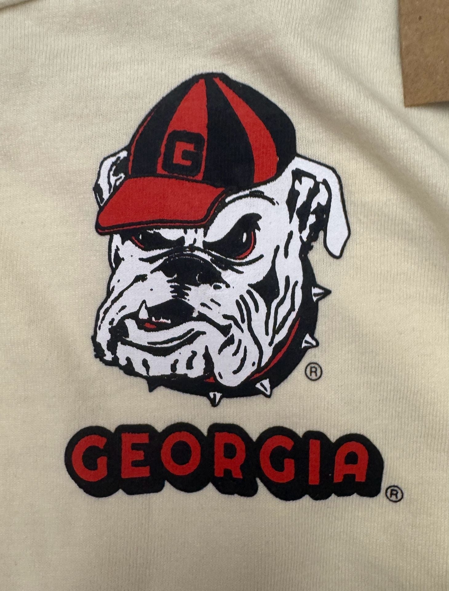 Rivalry Threads Georgia Bulldogs Sweatshirt Size XL 16/18 Cream 4
