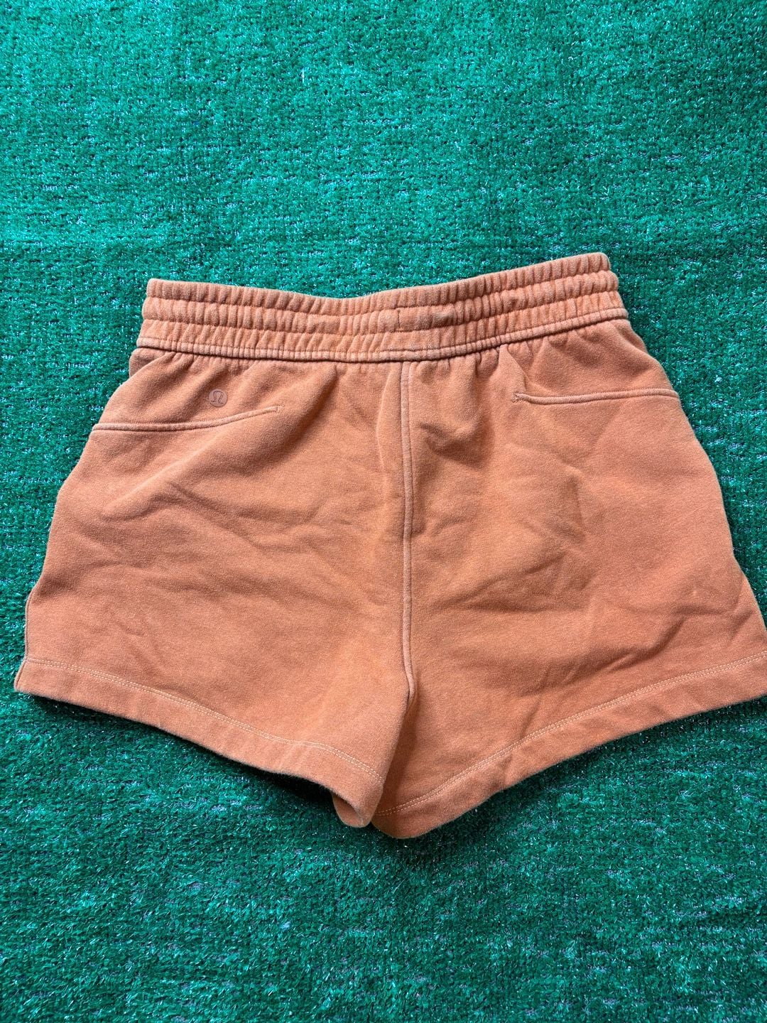 Lululemon Loungeful Short Size 6 Brown Fleece Cotton Drawstring 6