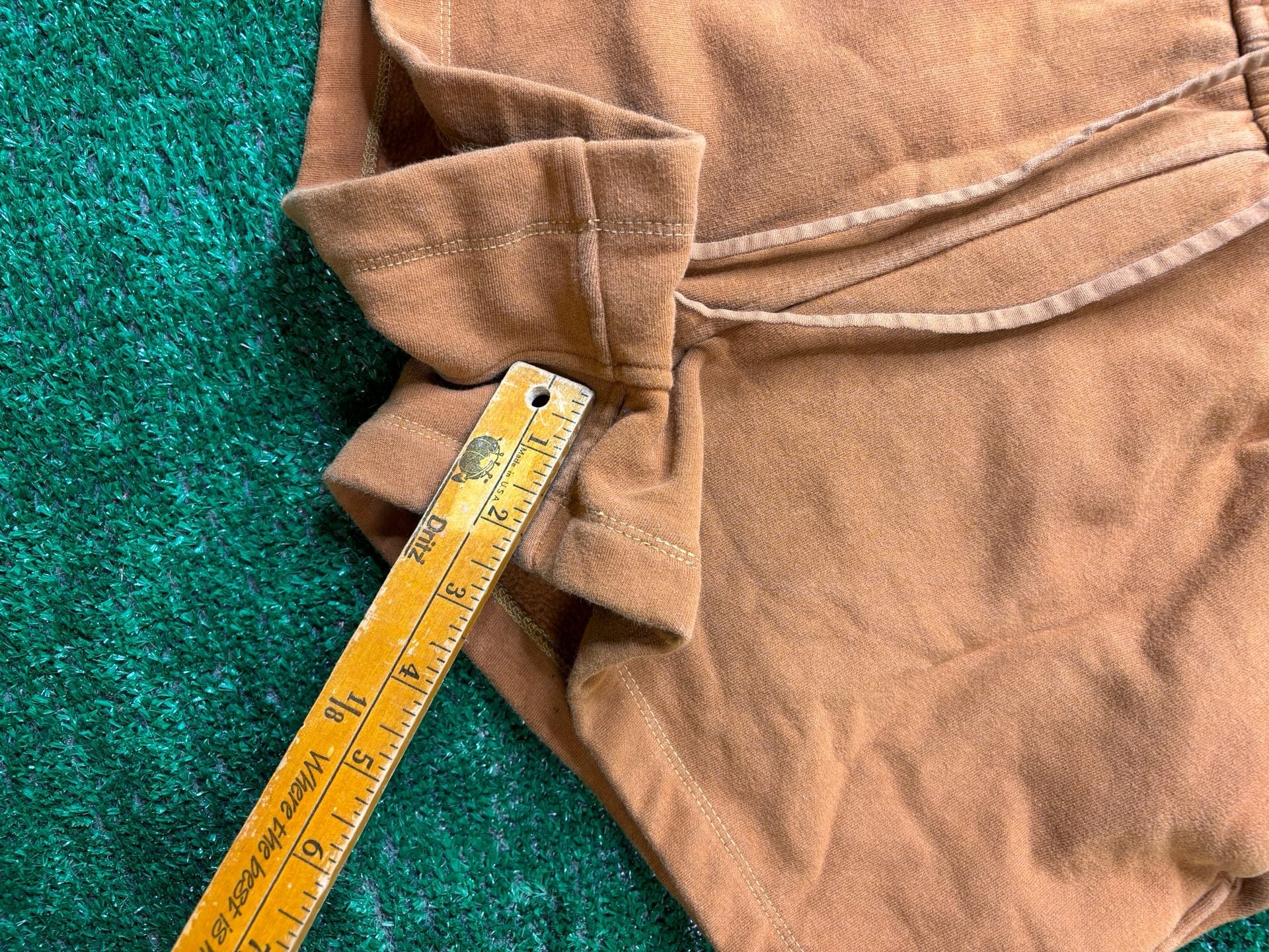 Lululemon Loungeful Short Size 6 Brown Fleece Cotton Drawstring 9