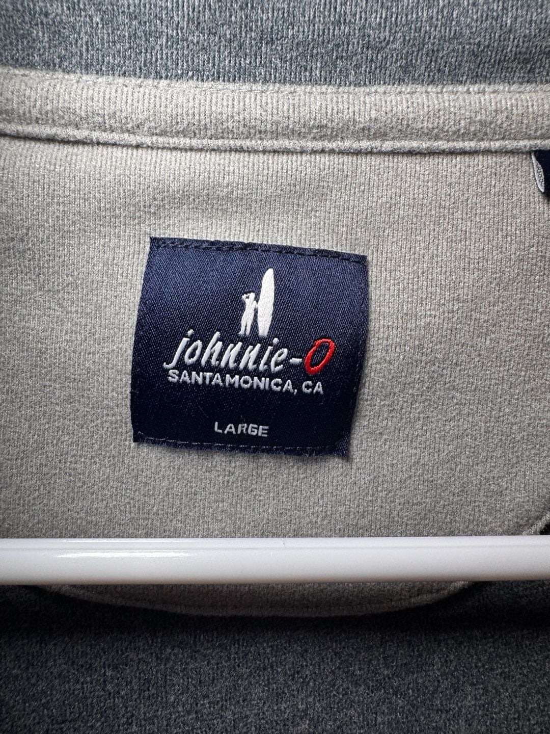 Johnnie-O Castro 1/4 Zip Pullover Size Large Sport Navy 4